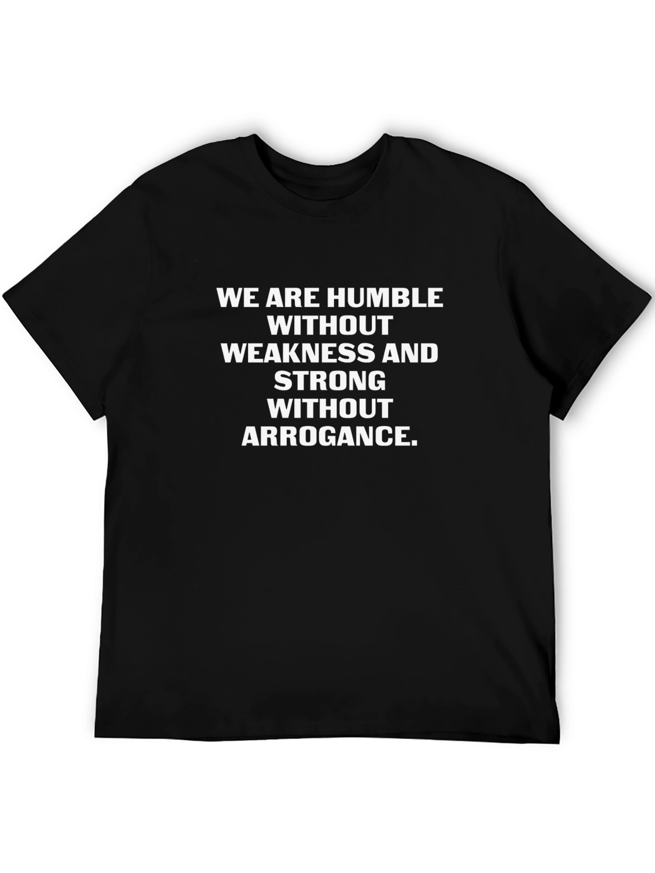 Humble & Strong Graphic T-Shirt - Black Cotton Tee