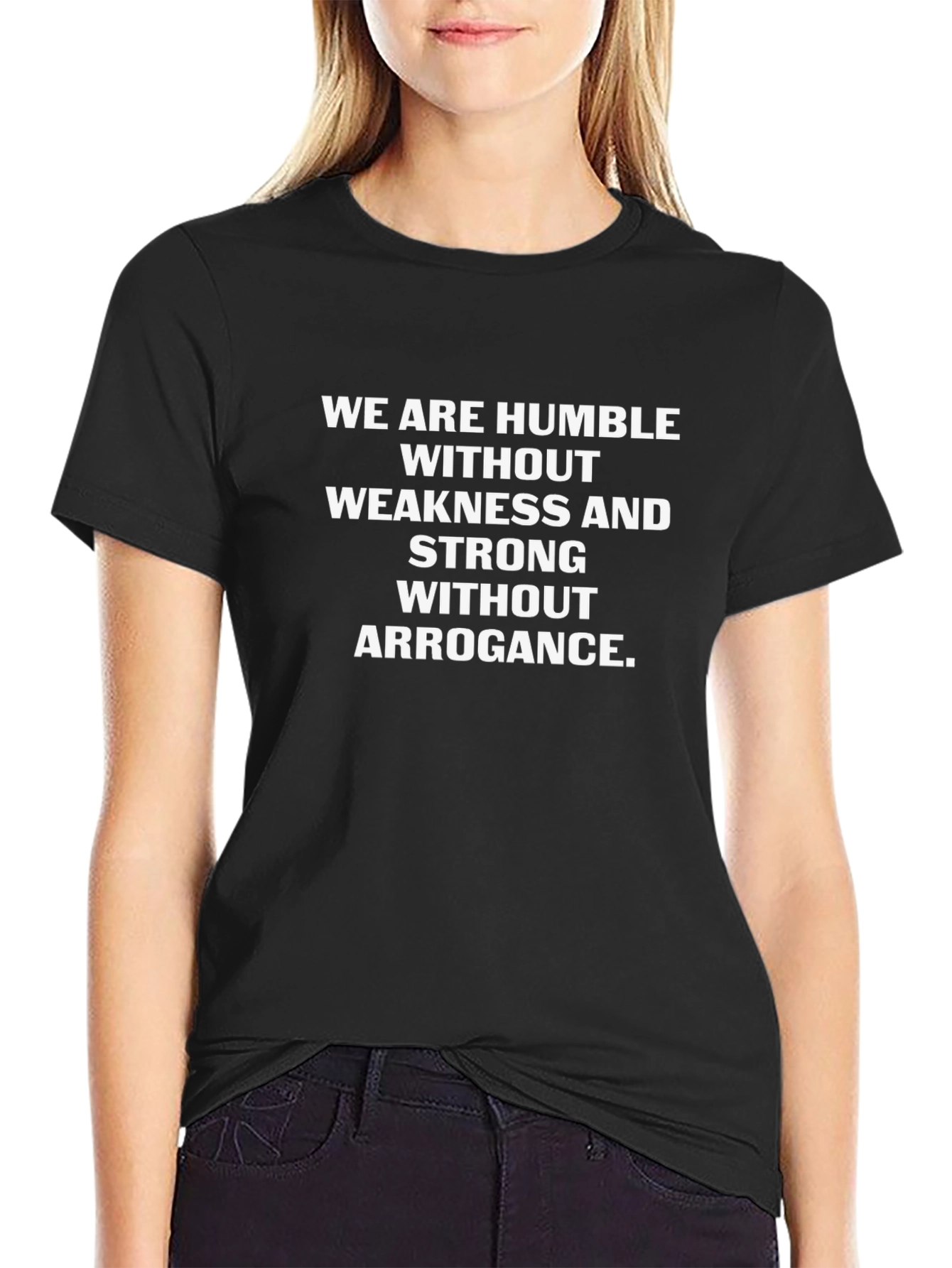 Humble & Strong Graphic T-Shirt - Black Cotton Tee