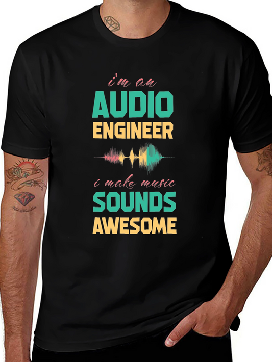 Audio Engineer Music Lover T-Shirt