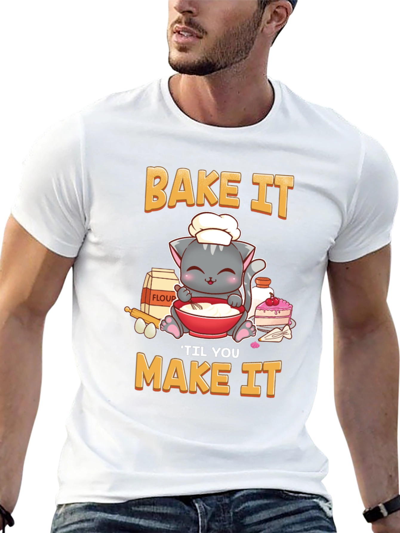 Bake It Til You Make It Cat T-Shirt