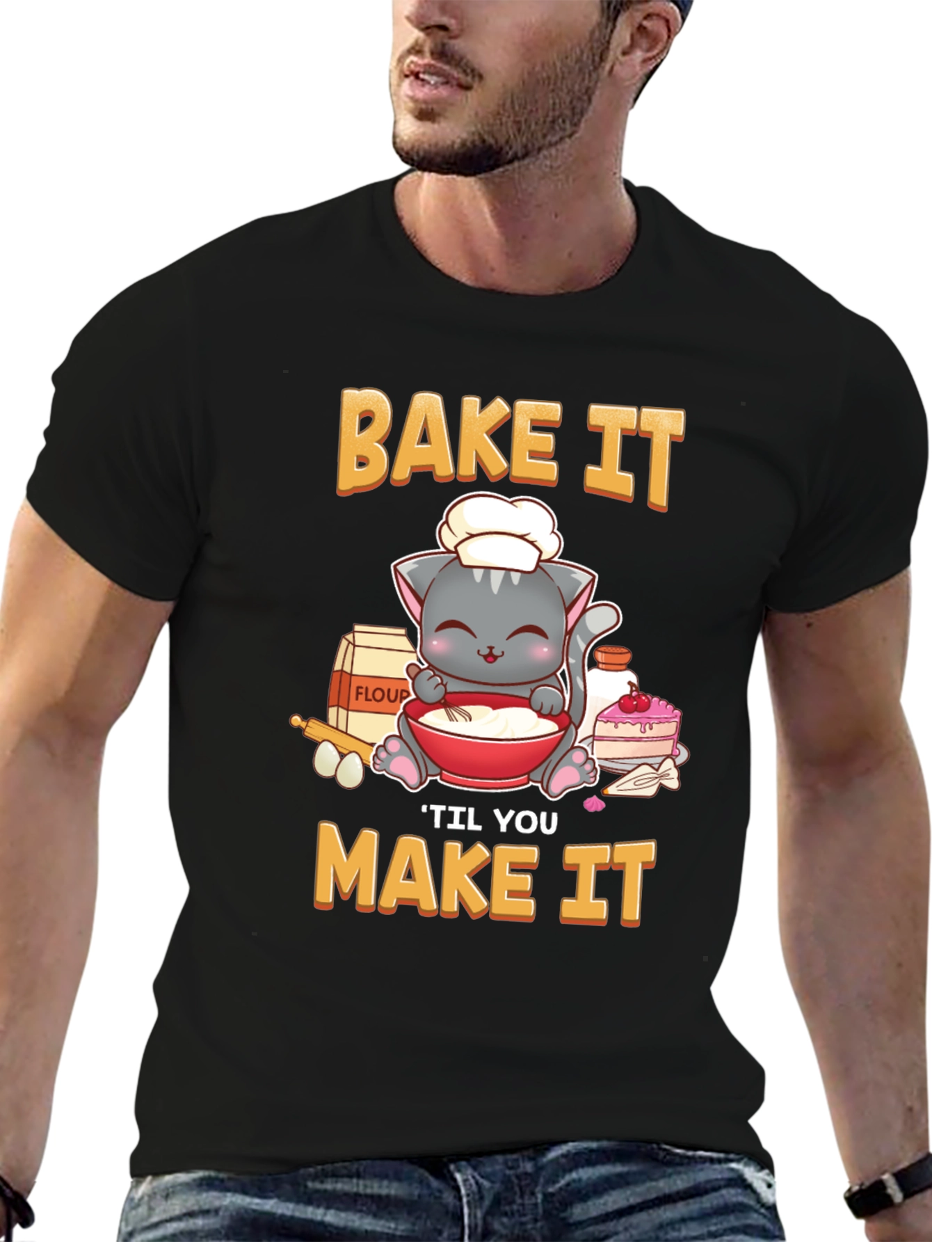 Bake It Til You Make It Cat T-Shirt