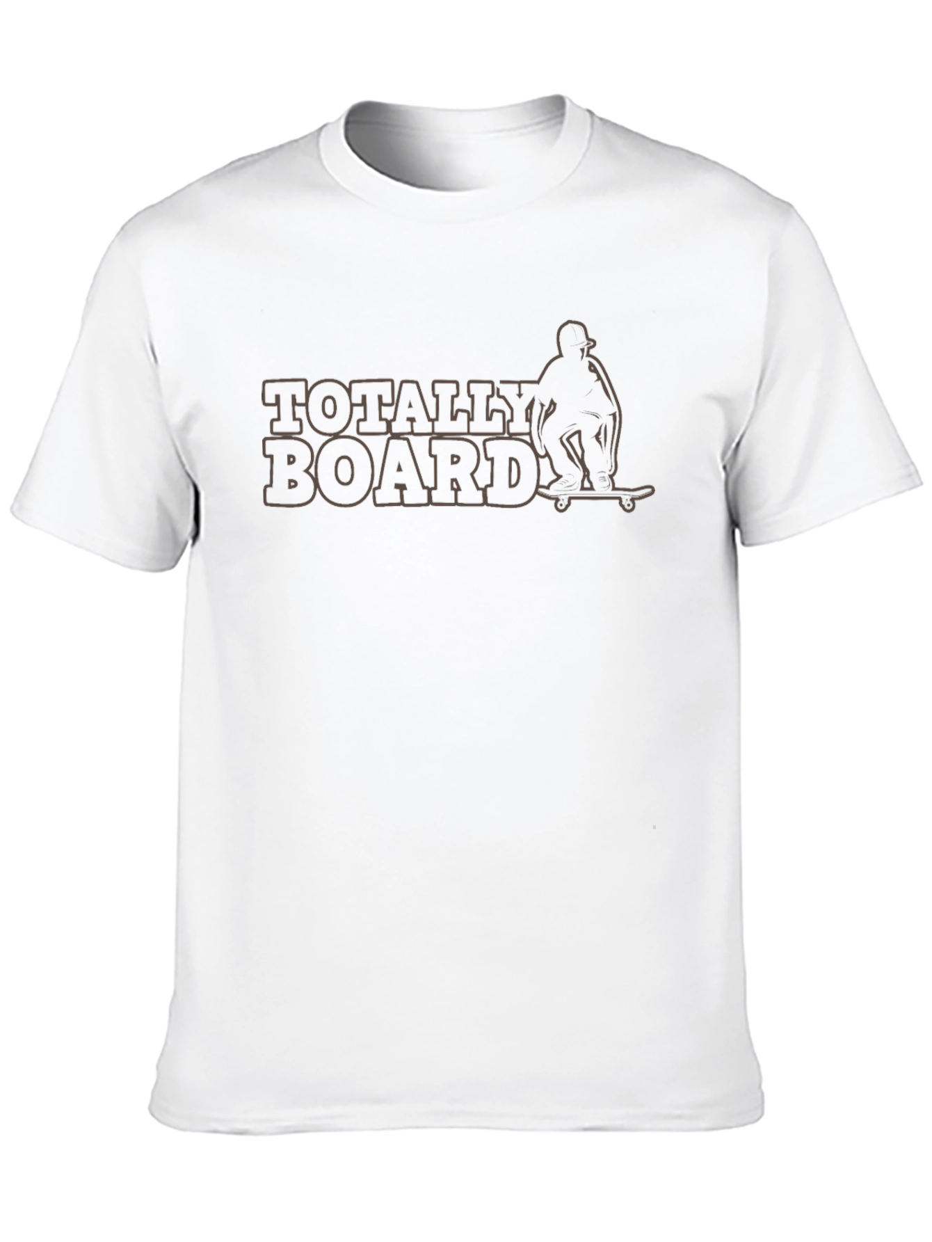 Totally Board Skateboarder Graphic Tee - Black
