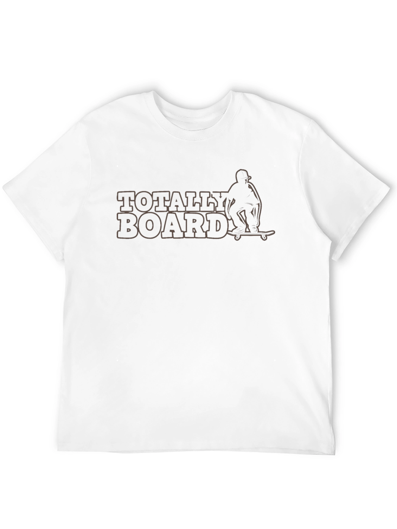 Totally Board Skateboarder Graphic Tee - Black