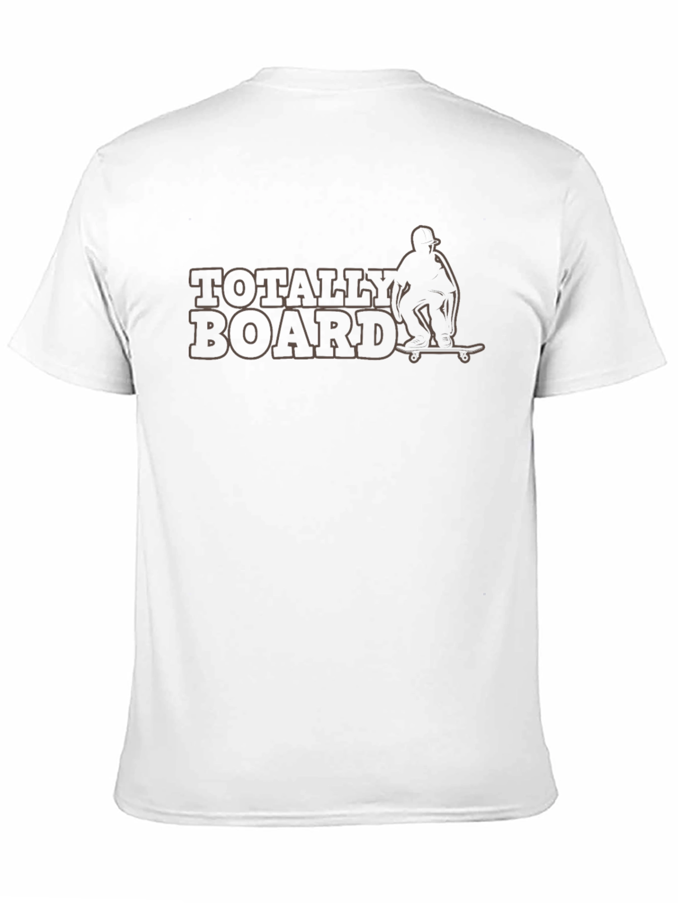 Totally Board Skateboarder Graphic Tee - Black