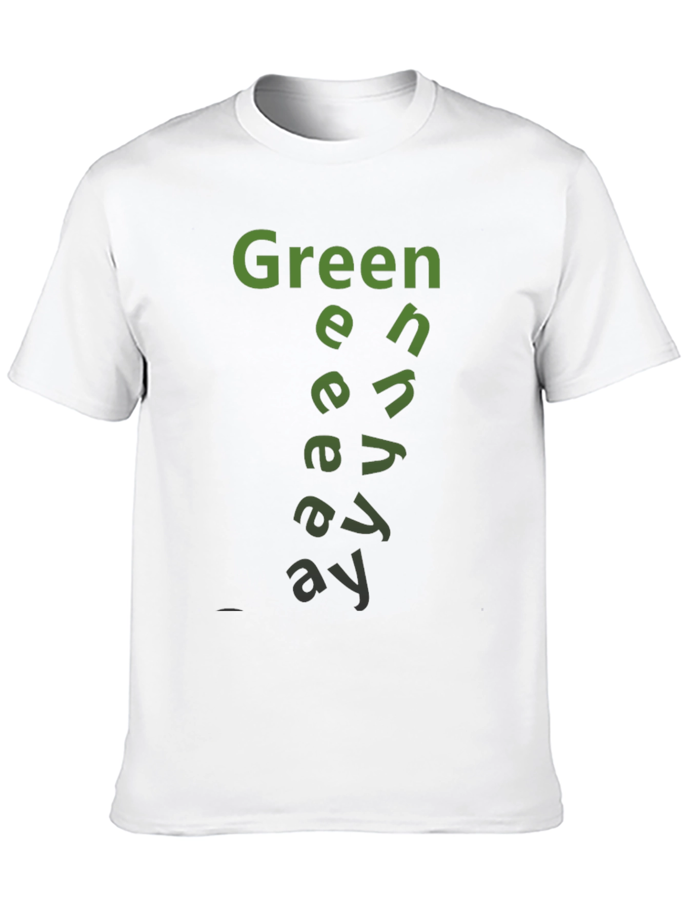 Green Energy T-Shirt - Black Cotton Tee