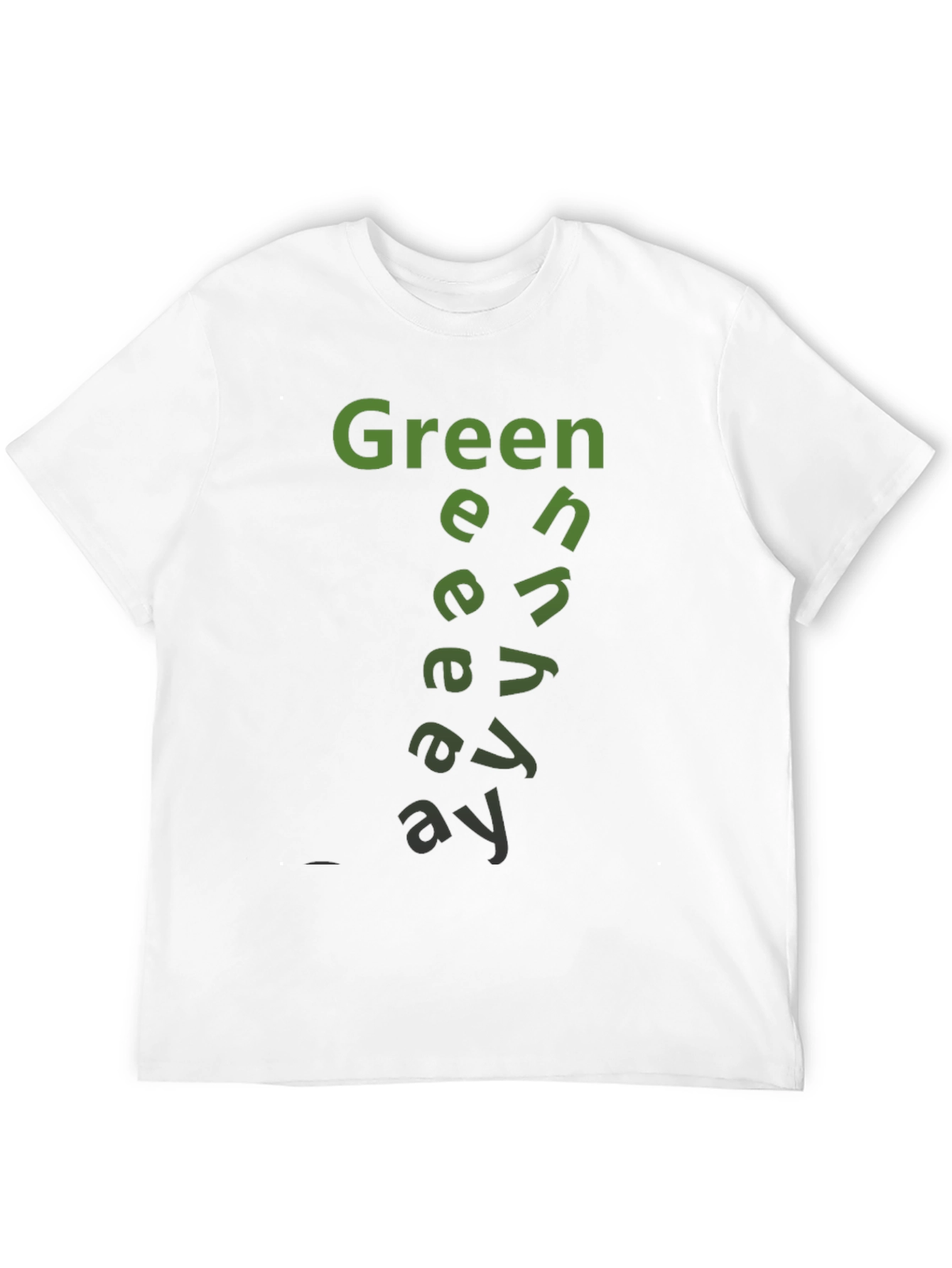 Green Energy T-Shirt - Black Cotton Tee
