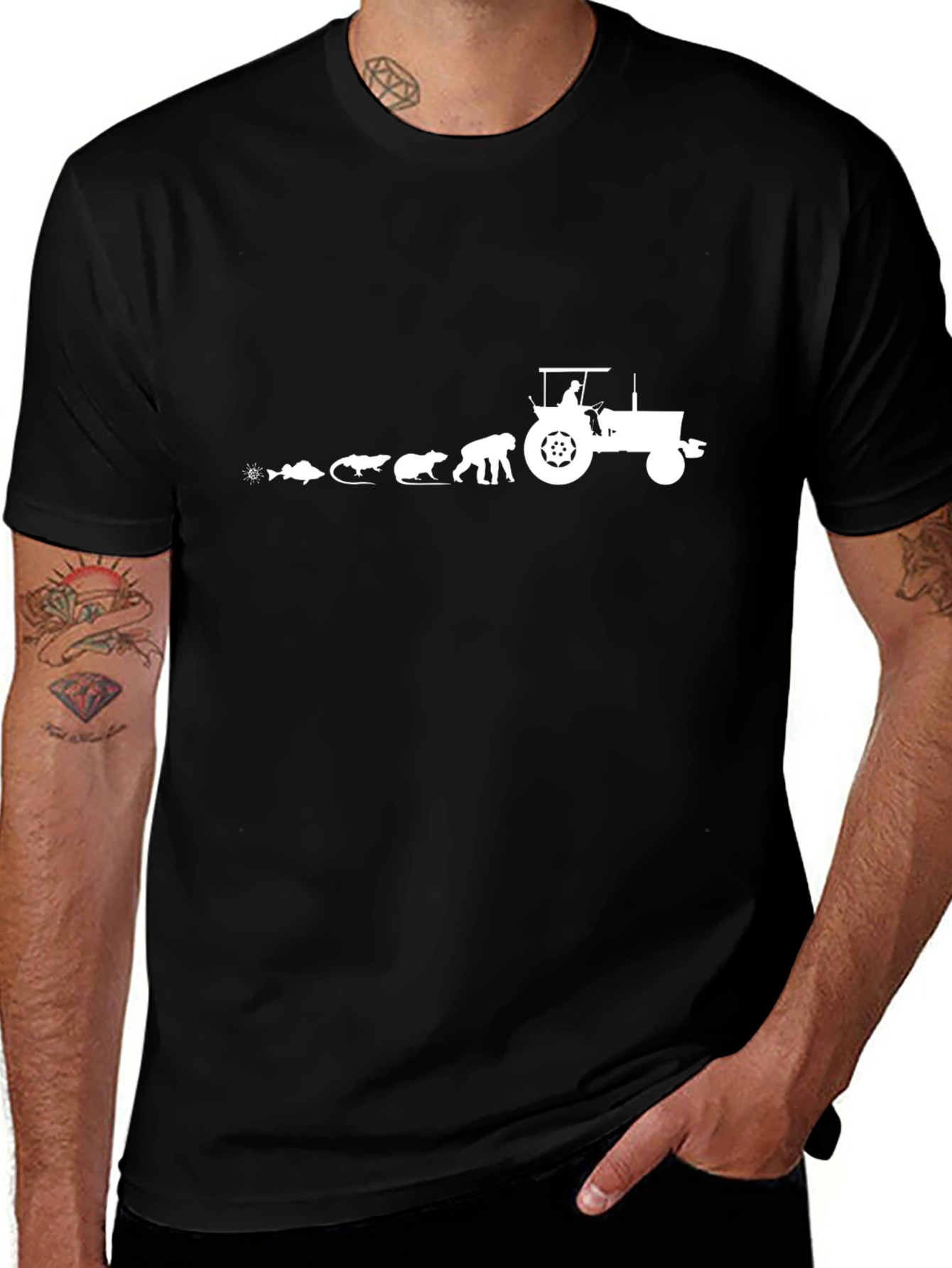Evolution of Farming T-Shirt