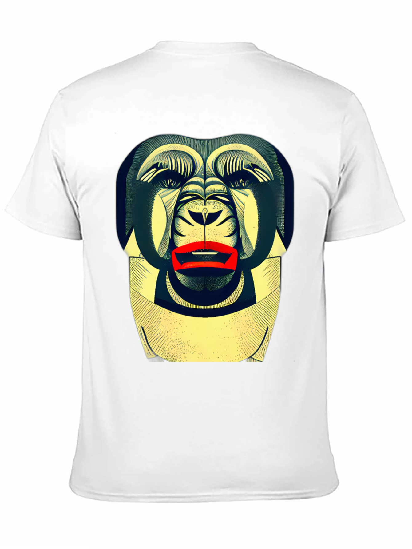Abstract Gorilla Graphic Tee - Modern Streetwear Style