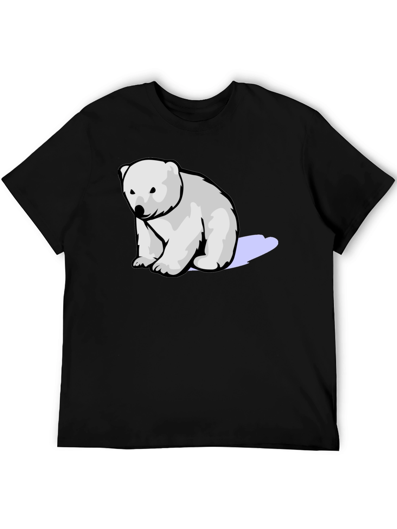 Polar Bear Graphic Tee - Soft Cotton Blend