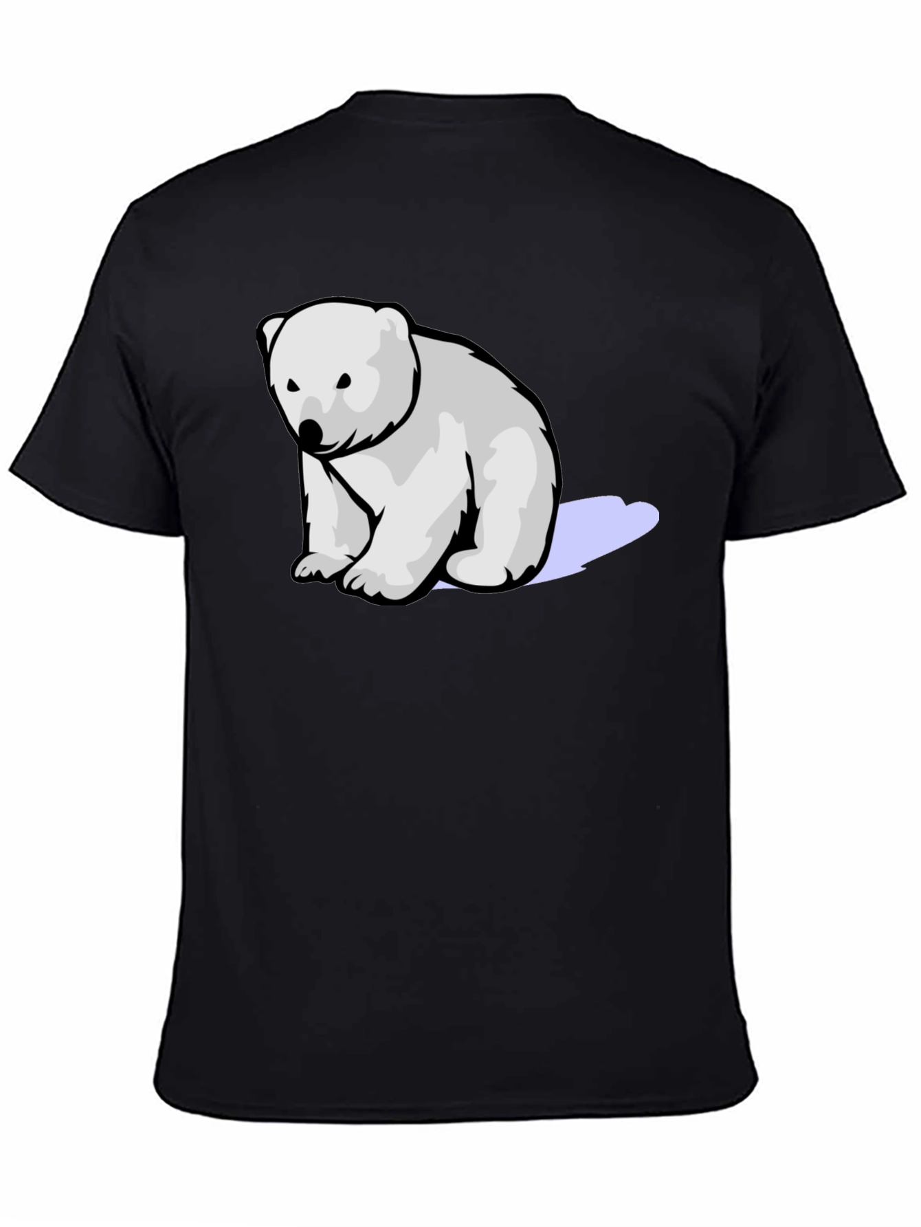 Polar Bear Graphic Tee - Soft Cotton Blend