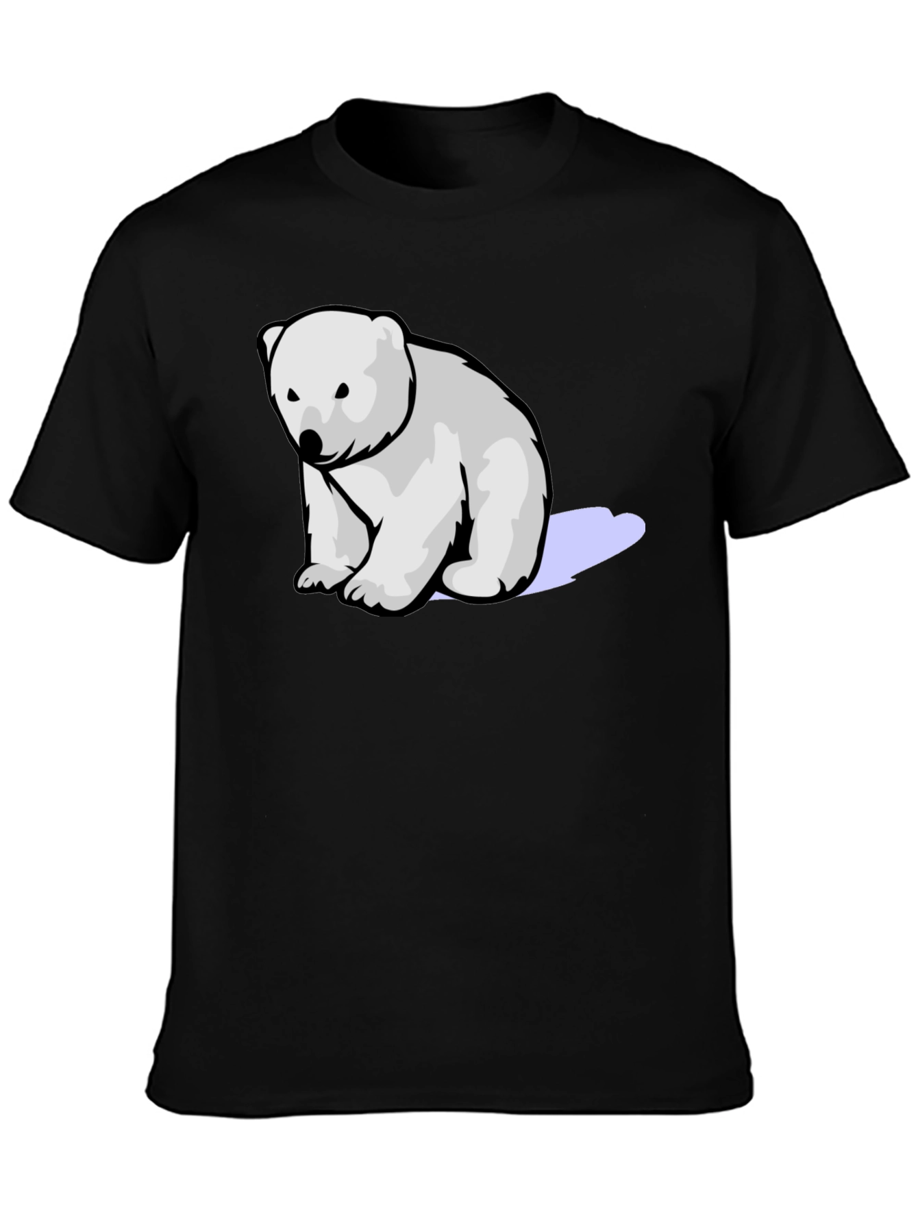 Polar Bear Graphic Tee - Soft Cotton Blend