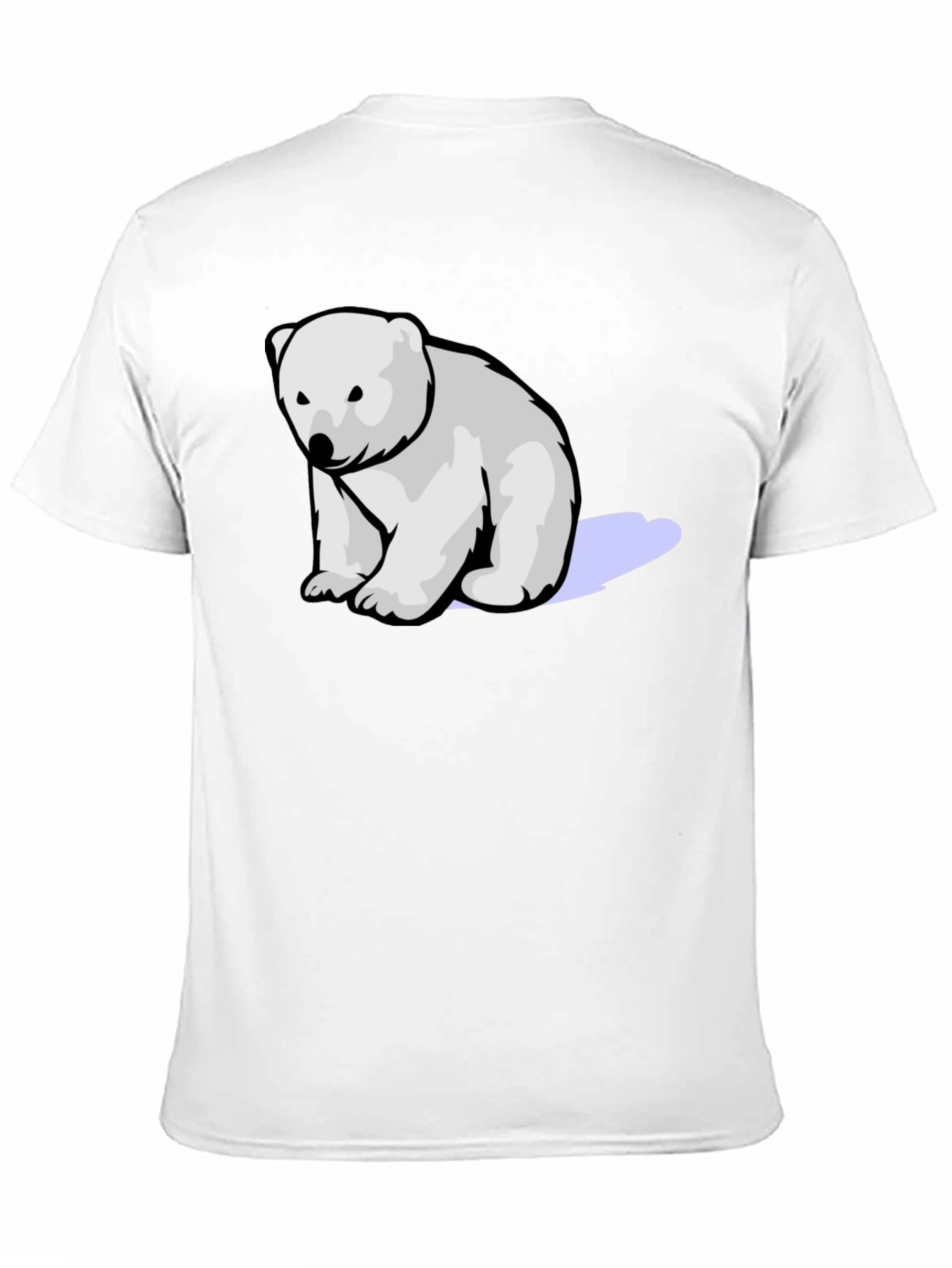 Polar Bear Graphic Tee - Soft Cotton Blend