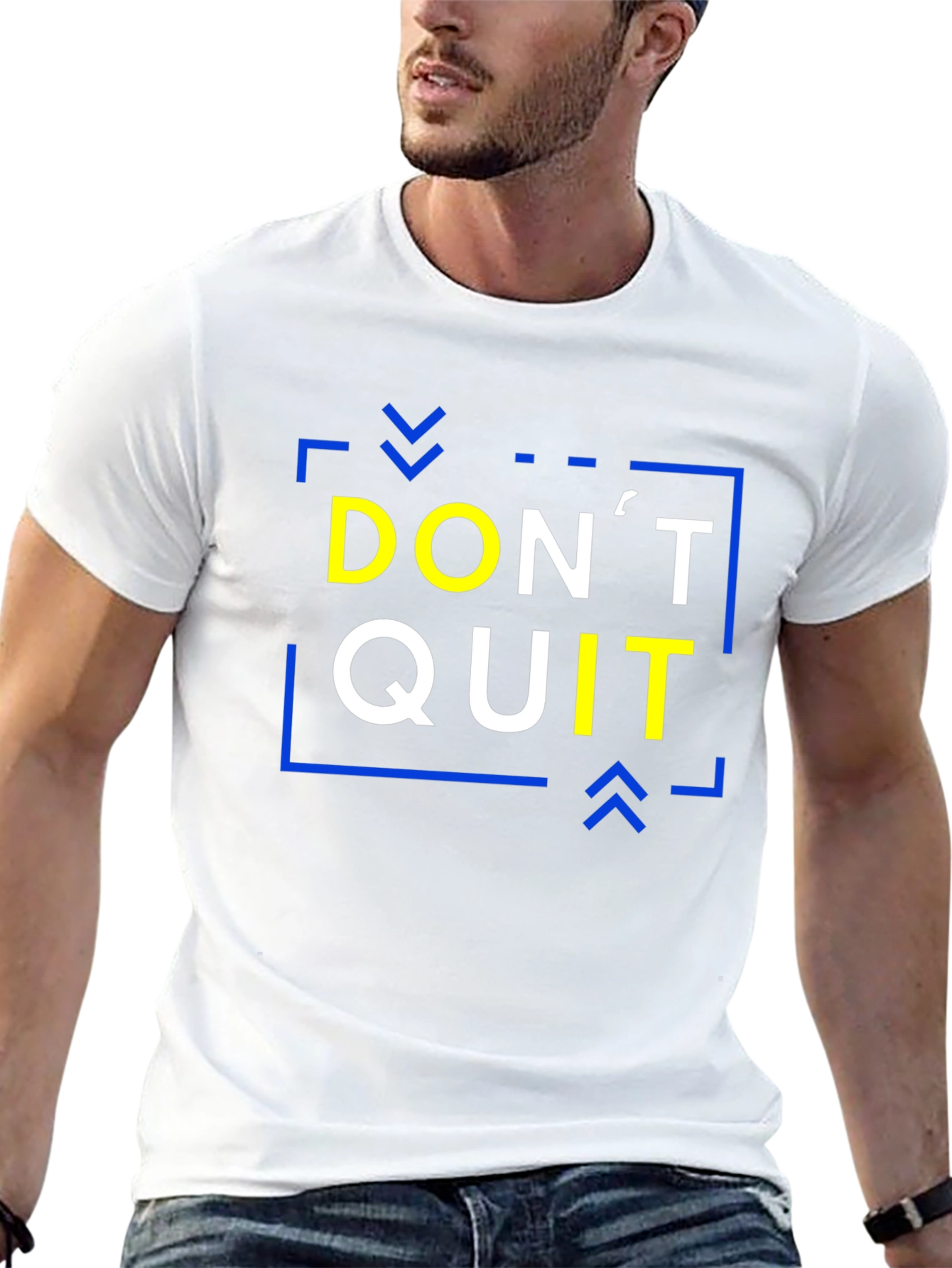 Dont Quit Motivation T-Shirt - Black