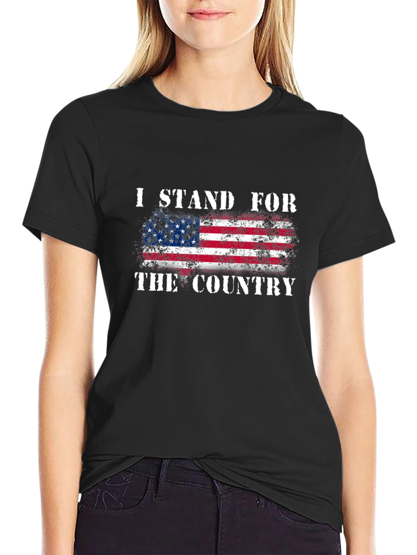I Stand For The Country Patriotic T-Shirt