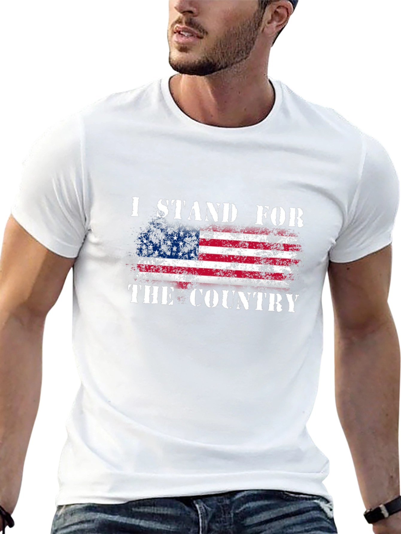 I Stand For The Country Patriotic T-Shirt