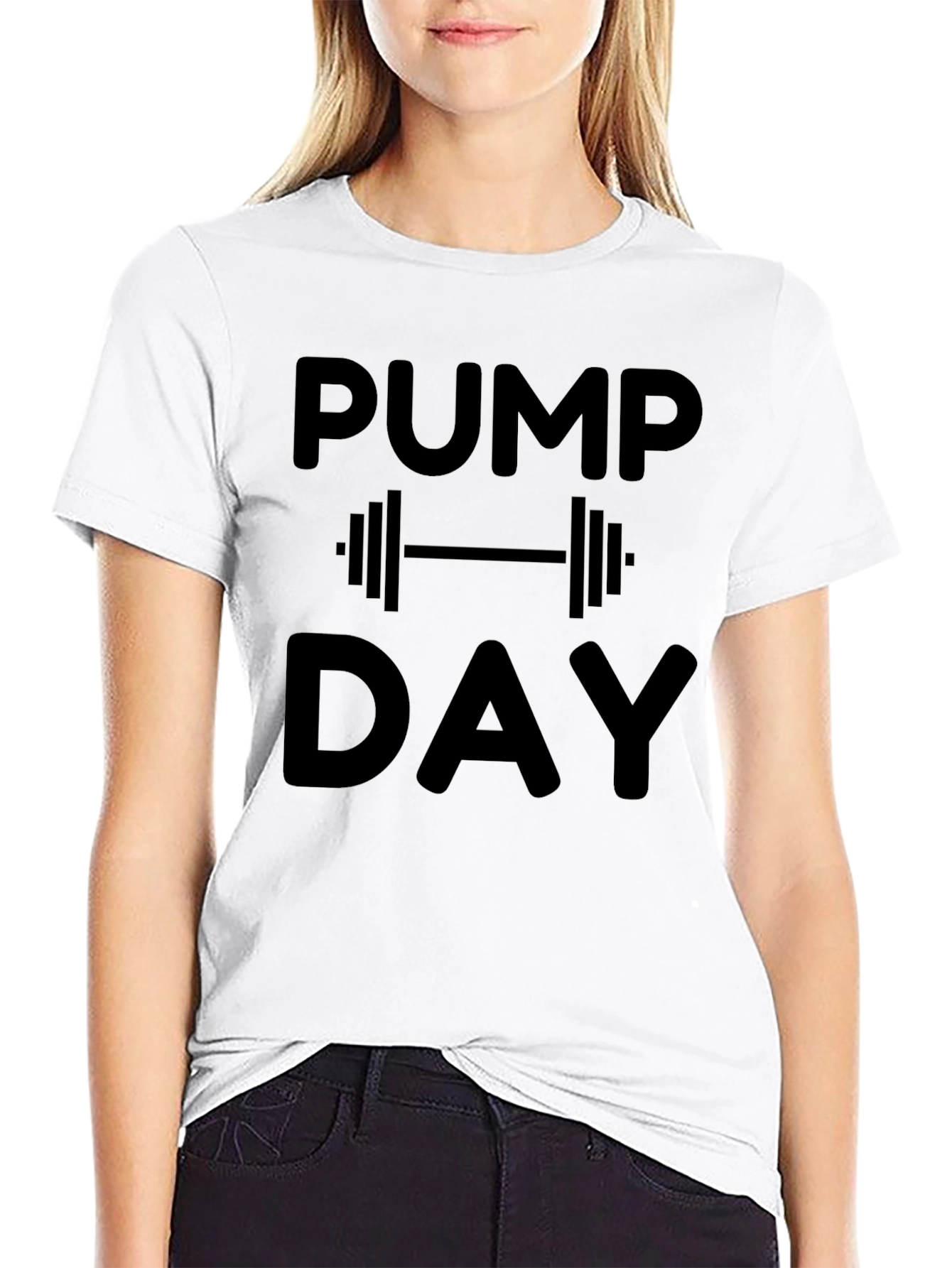 Pump Day Black Graphic T-Shirt