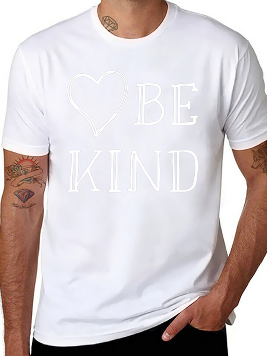 Be Kind Graphic Tee - Heart Design