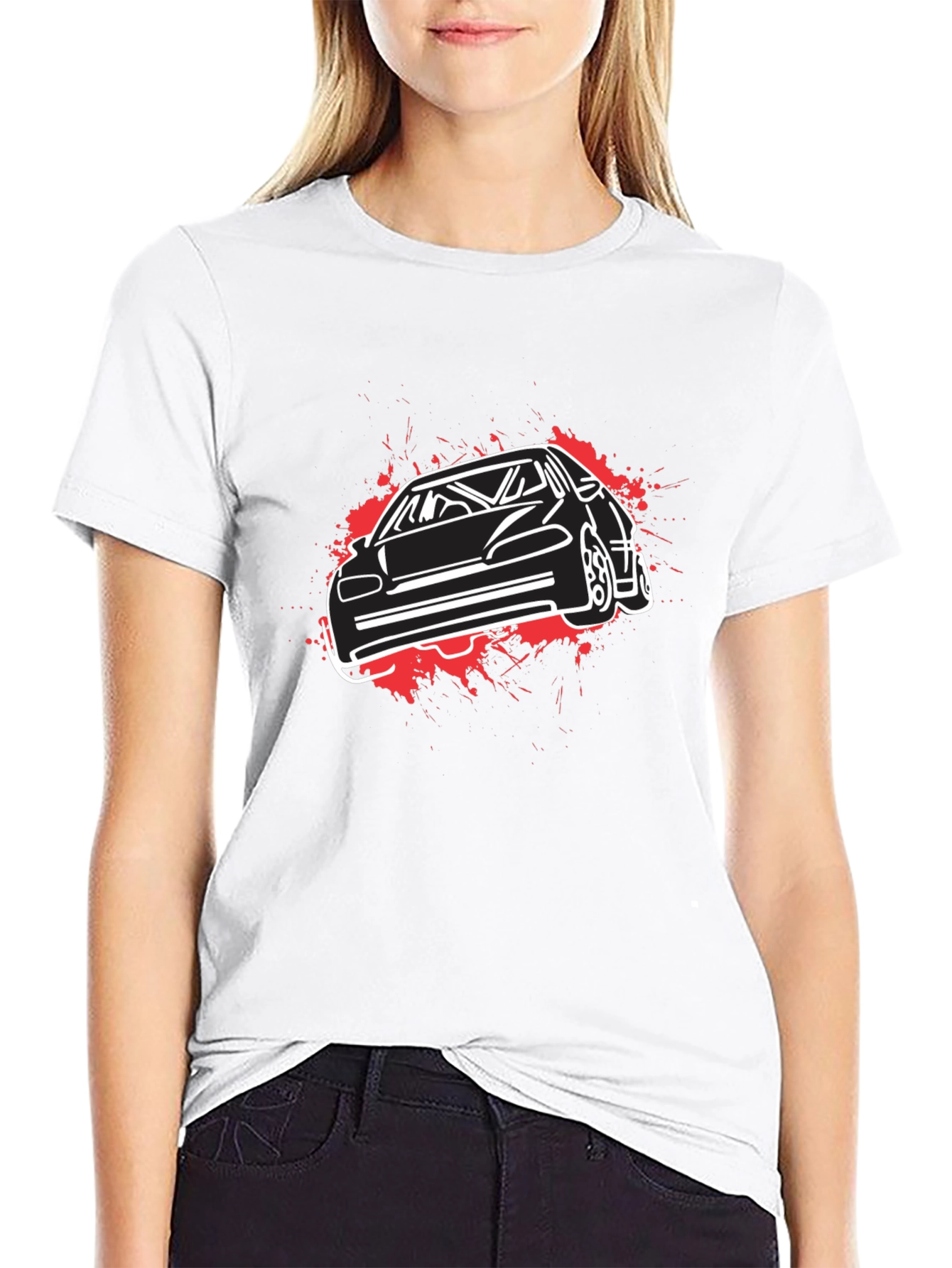 Car Graphic T-Shirt - Black
