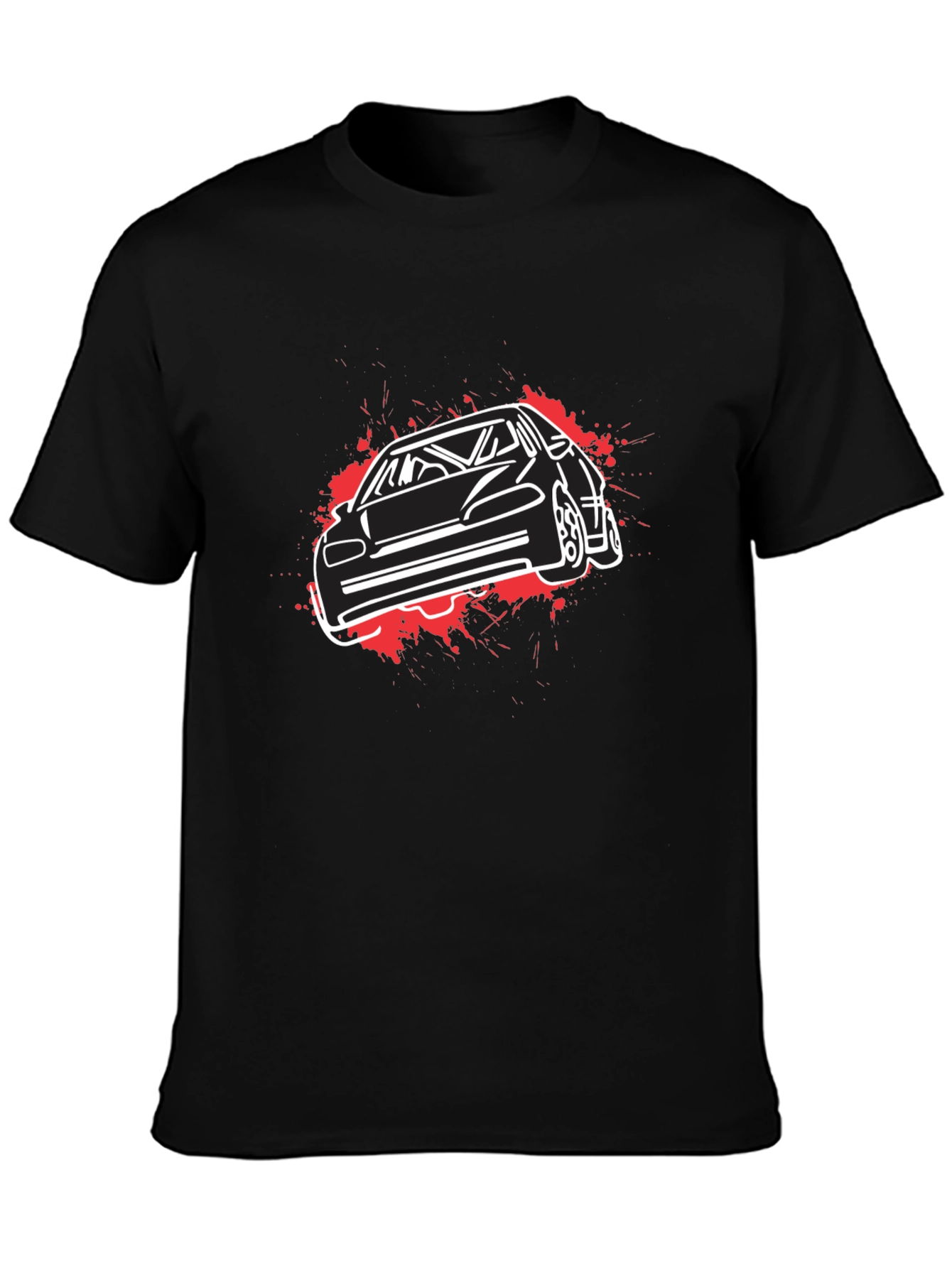 Car Graphic T-Shirt - Black