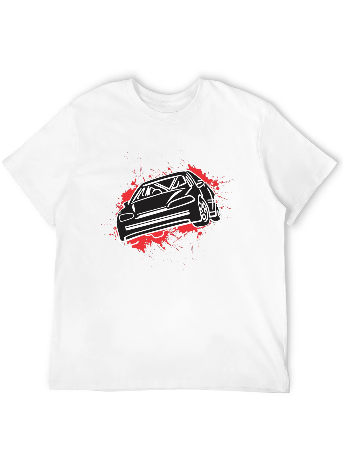 Car Graphic T-Shirt - Black