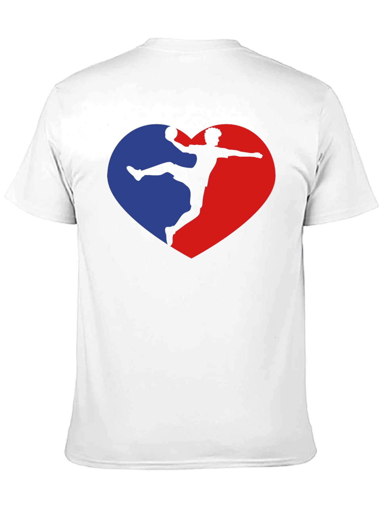 Handball Player Heart Graphic T-Shirt