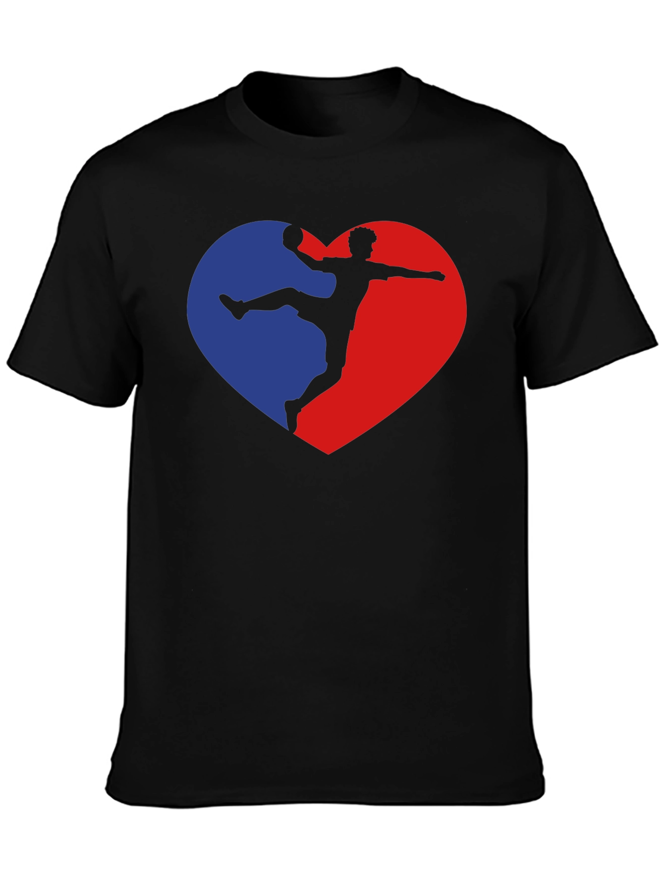 Handball Player Heart Graphic T-Shirt