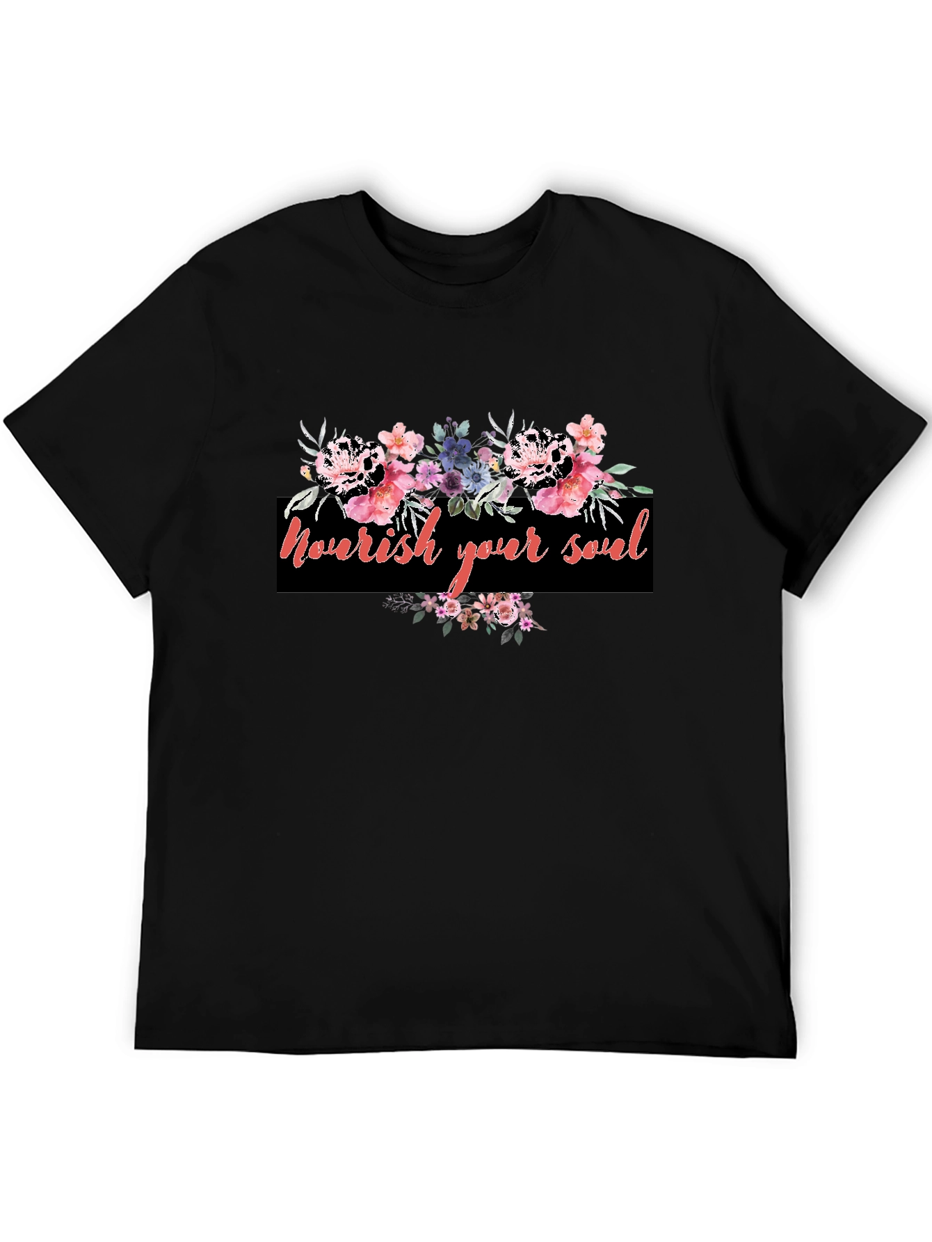 Nourish Your Soul Floral Graphic Tee
