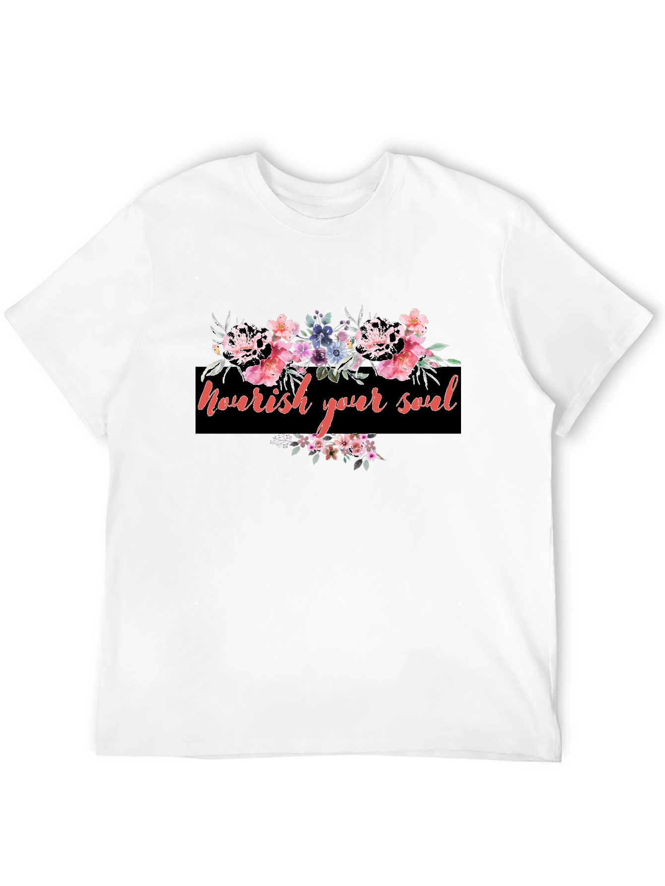 Nourish Your Soul Floral Graphic Tee