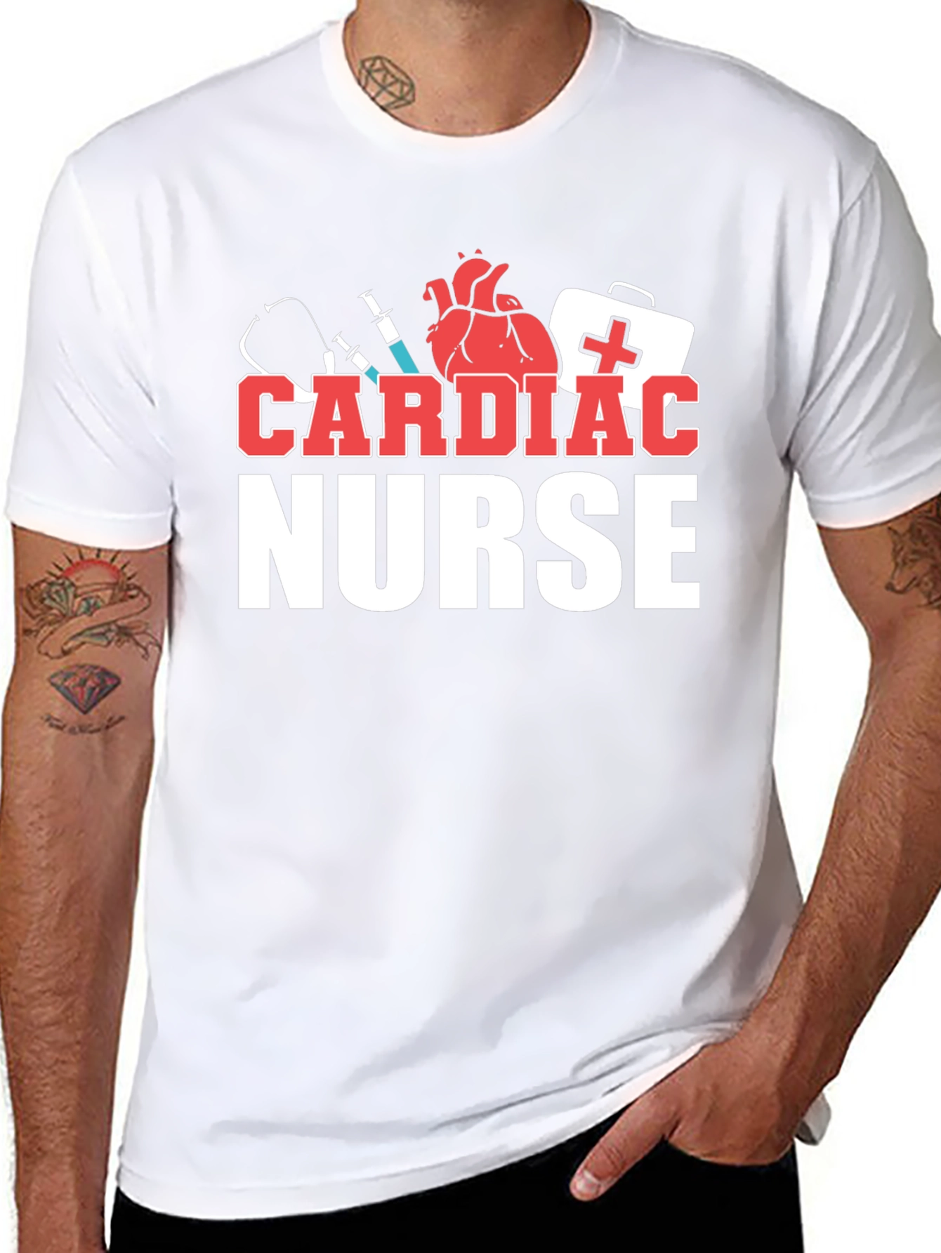 Cardiac Nurse T-Shirt - Medical Professional Apparel