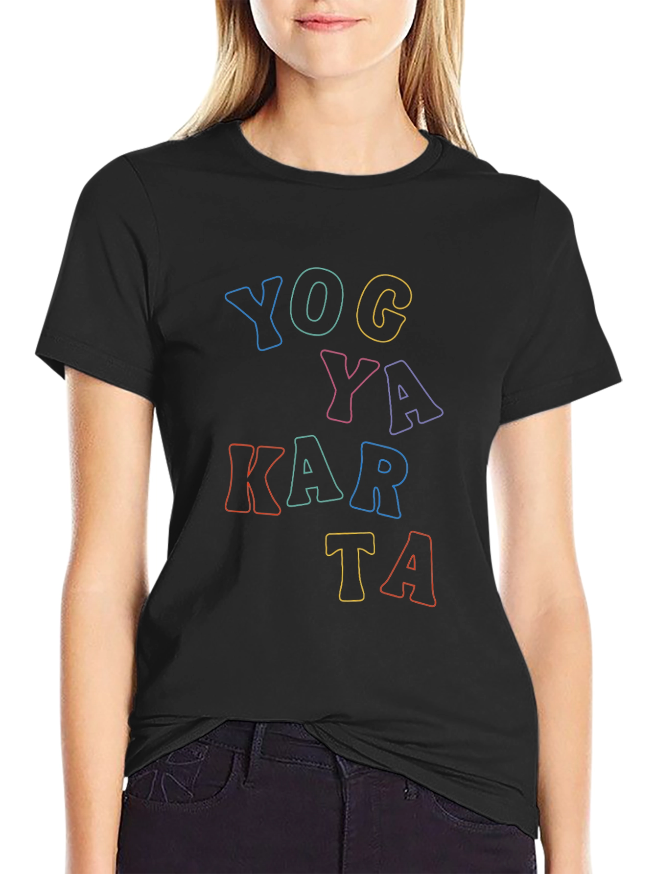 Yogyakarta Graphic Tee - Retro Style