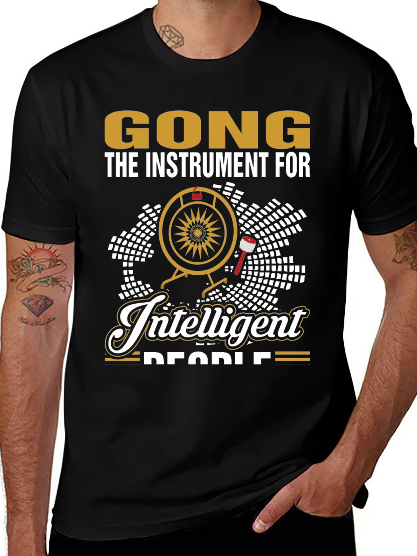 Gong Instrument for Intelligent People T-Shirt