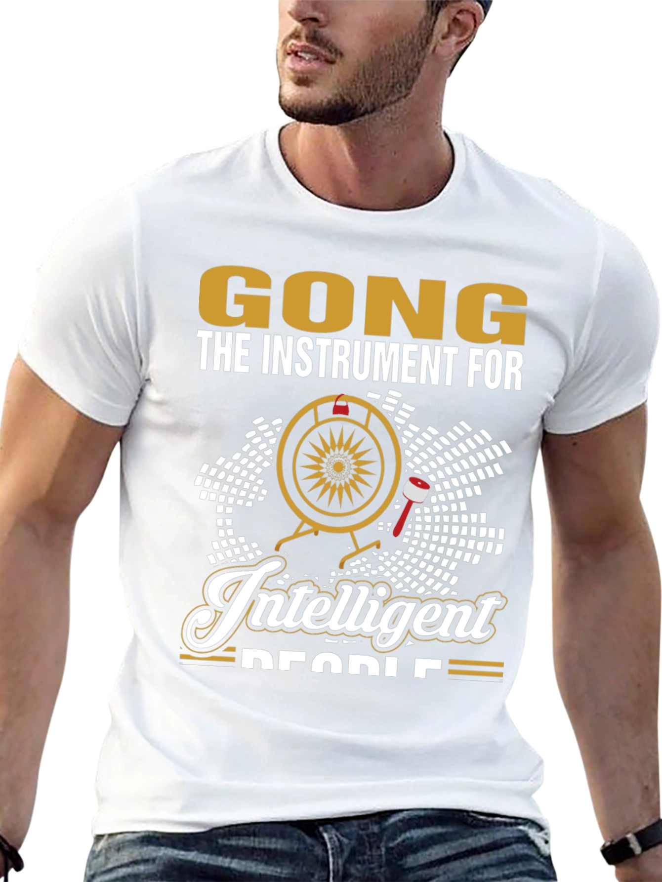 Gong Instrument for Intelligent People T-Shirt