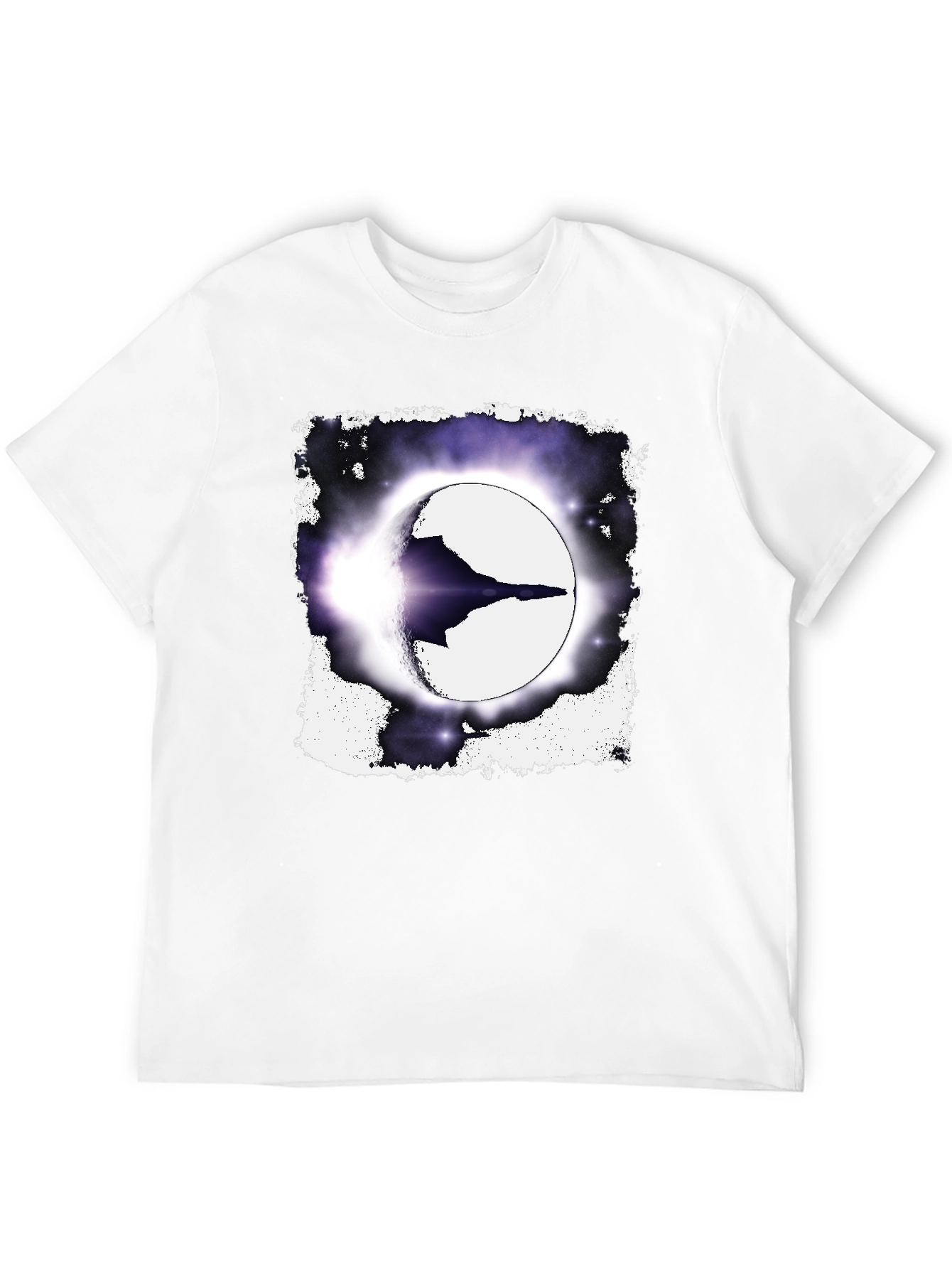 Sci-Fi Eclipse T-Shirt - Spacecraft Design