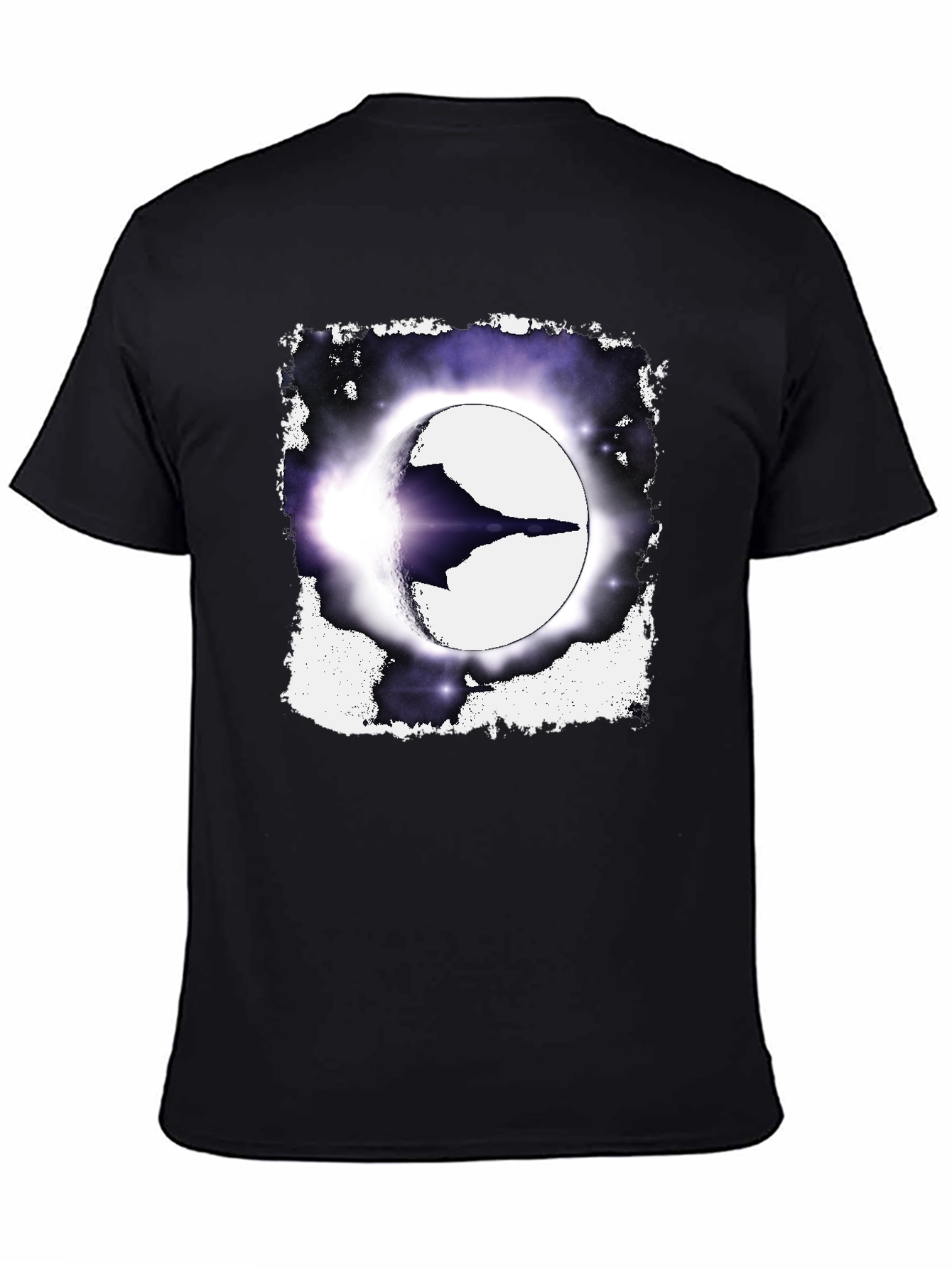Sci-Fi Eclipse T-Shirt - Spacecraft Design