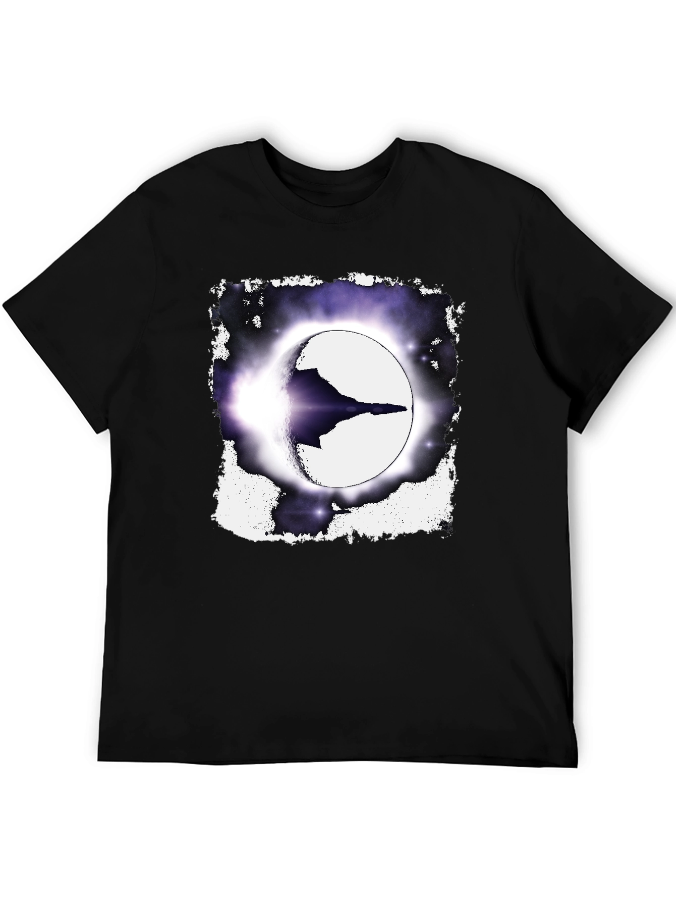 Sci-Fi Eclipse T-Shirt - Spacecraft Design