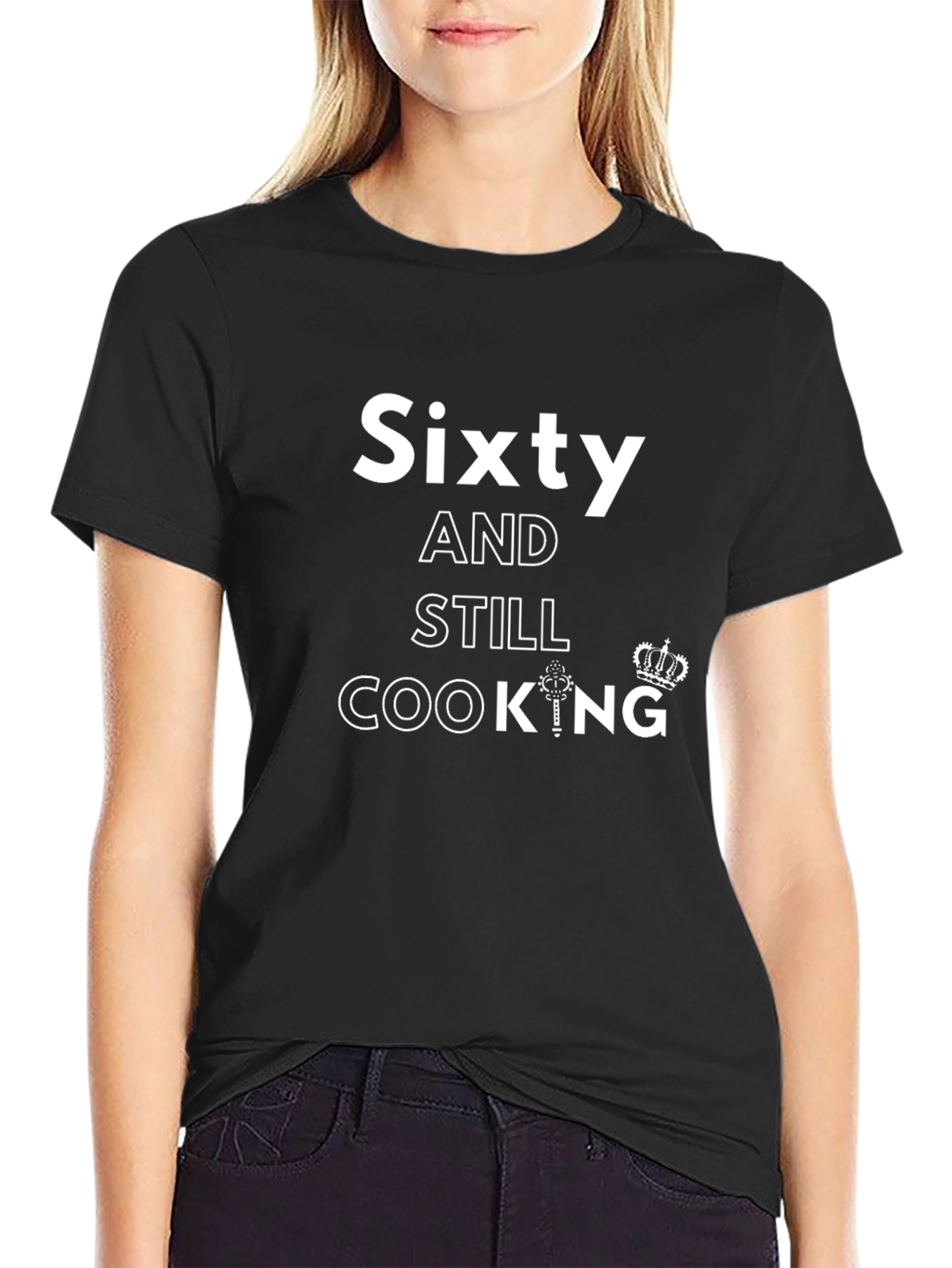 Sixty and Still Cooking Mens T-Shirt