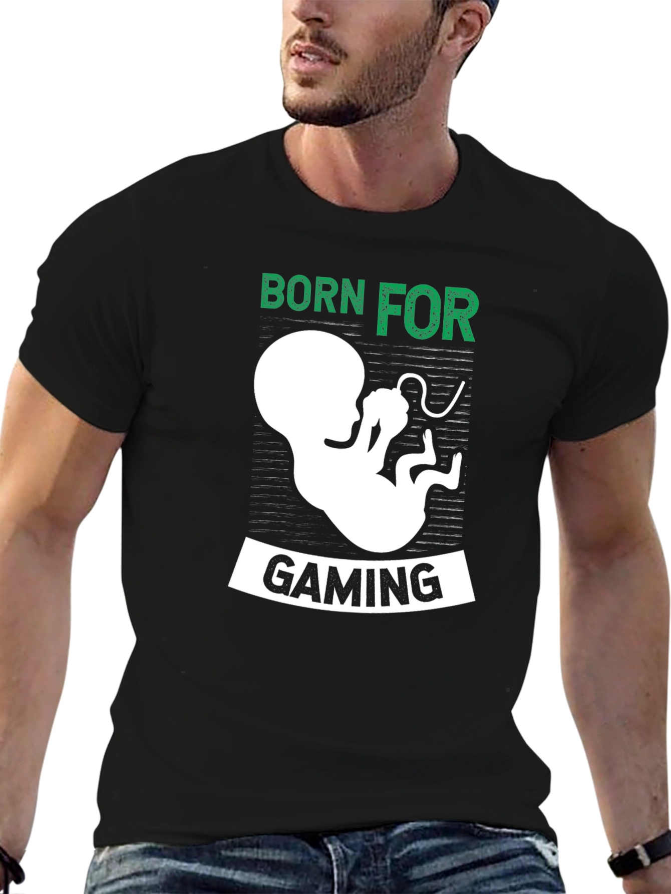 Born For Gaming Black T-Shirt