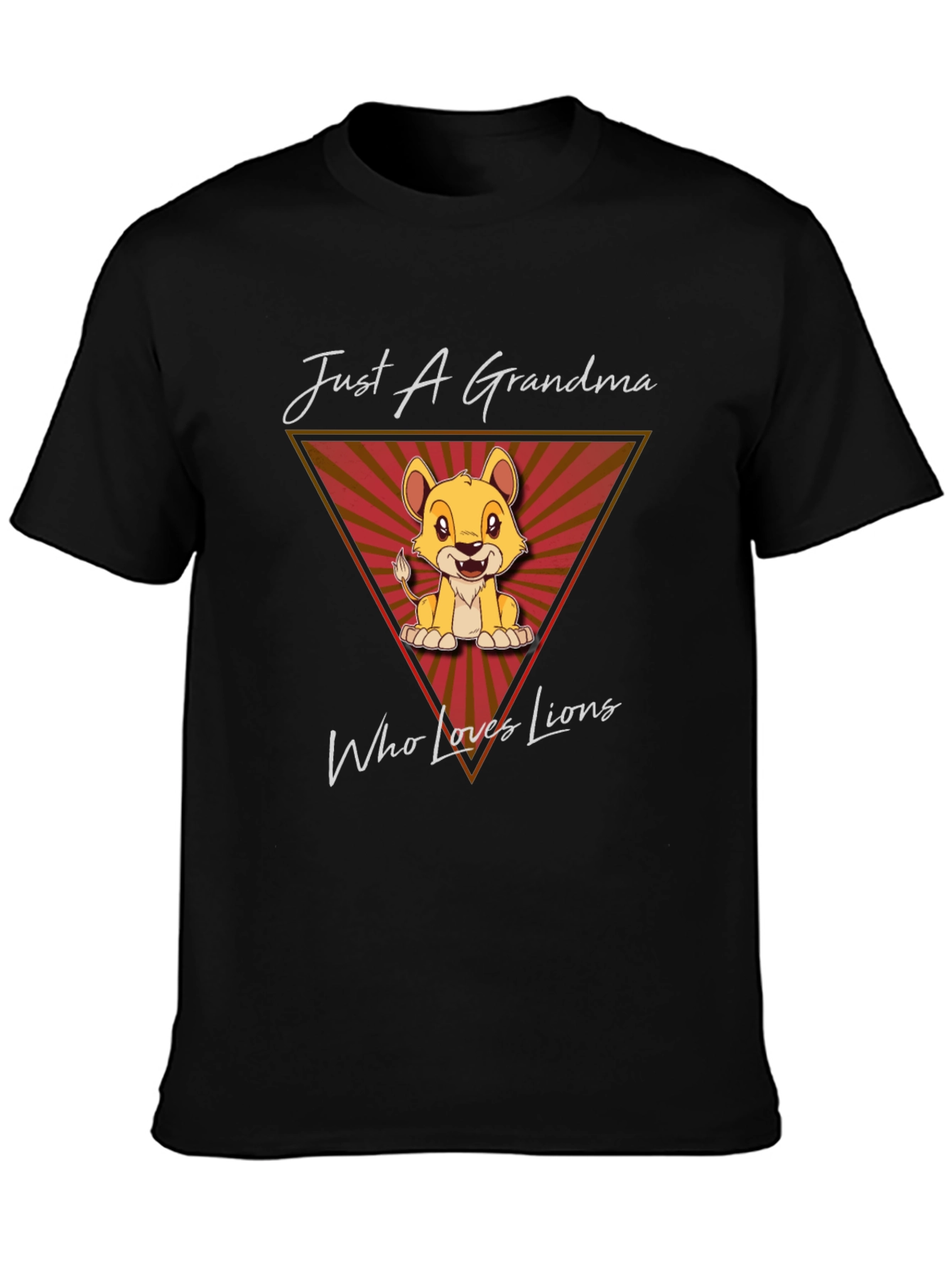 Lion Lover Grandma Graphic T-Shirt