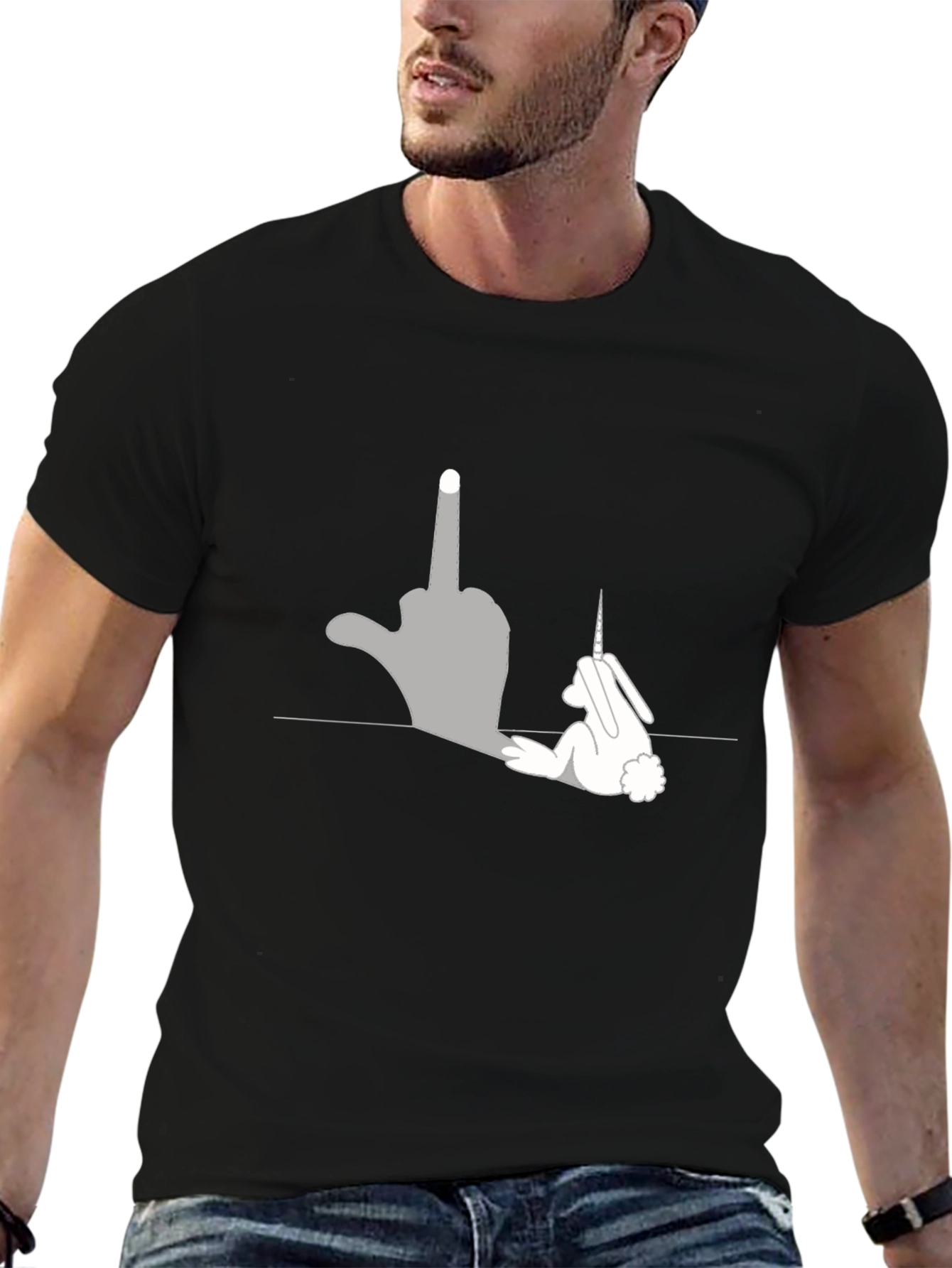 Funny Unicorn Shadow T-Shirt