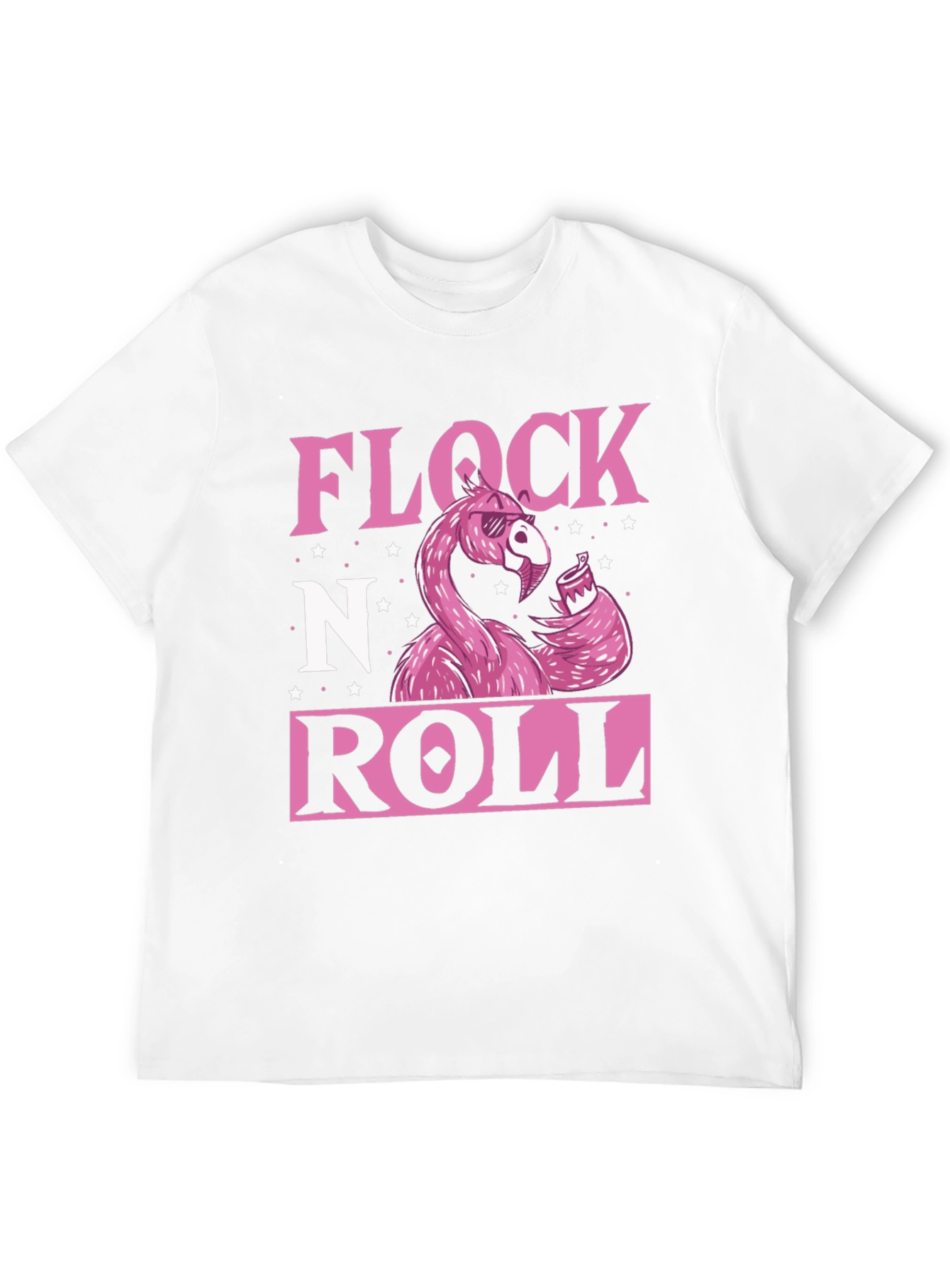 Flock N Roll Flamingo Graphic Tee
