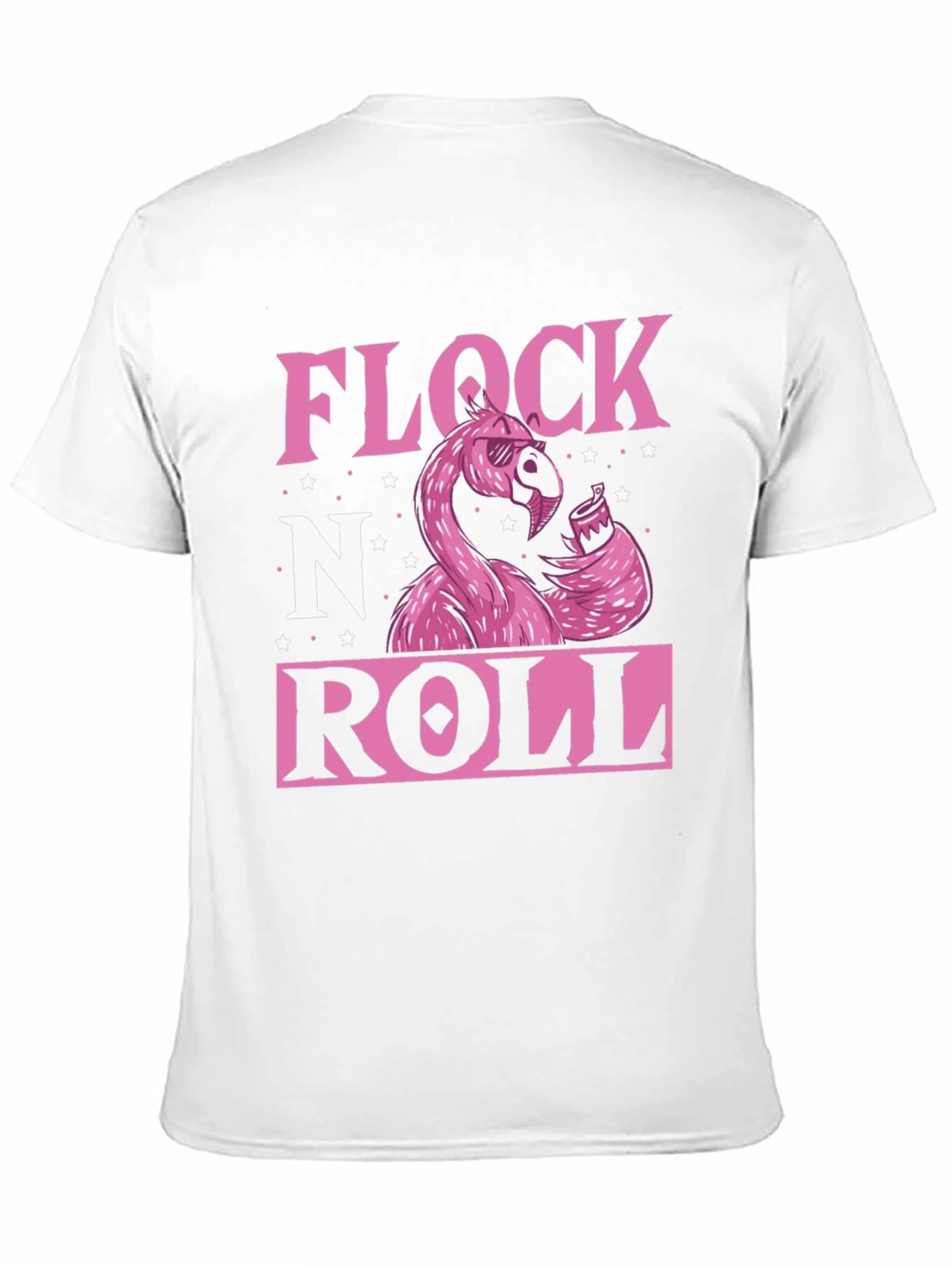 Flock N Roll Flamingo Graphic Tee