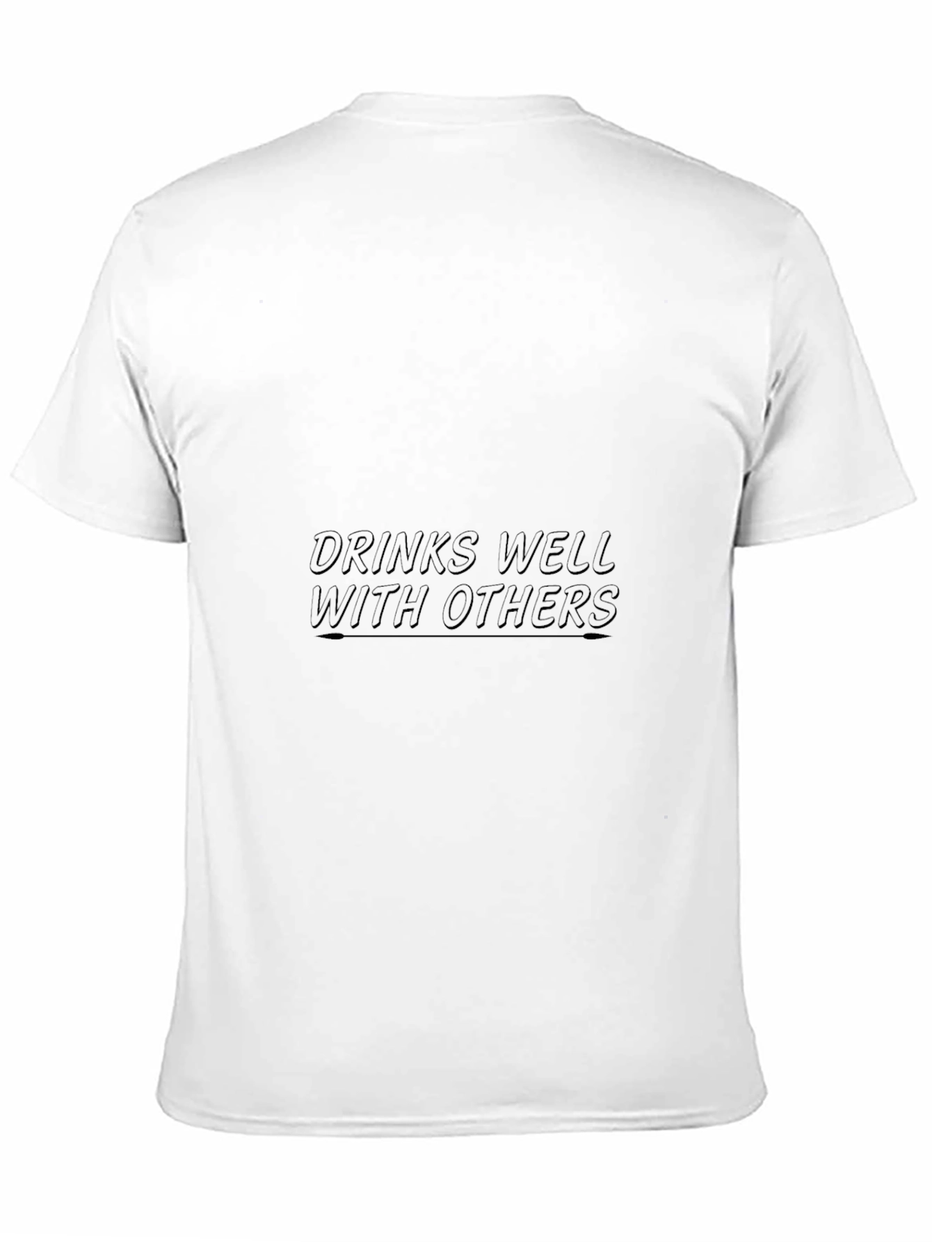 Drinks Well With Others Black T-Shirt