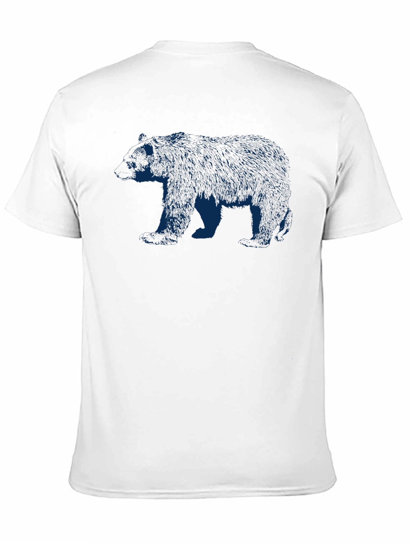 Bear Graphic Black T-Shirt | Nature Inspired Casual Tee