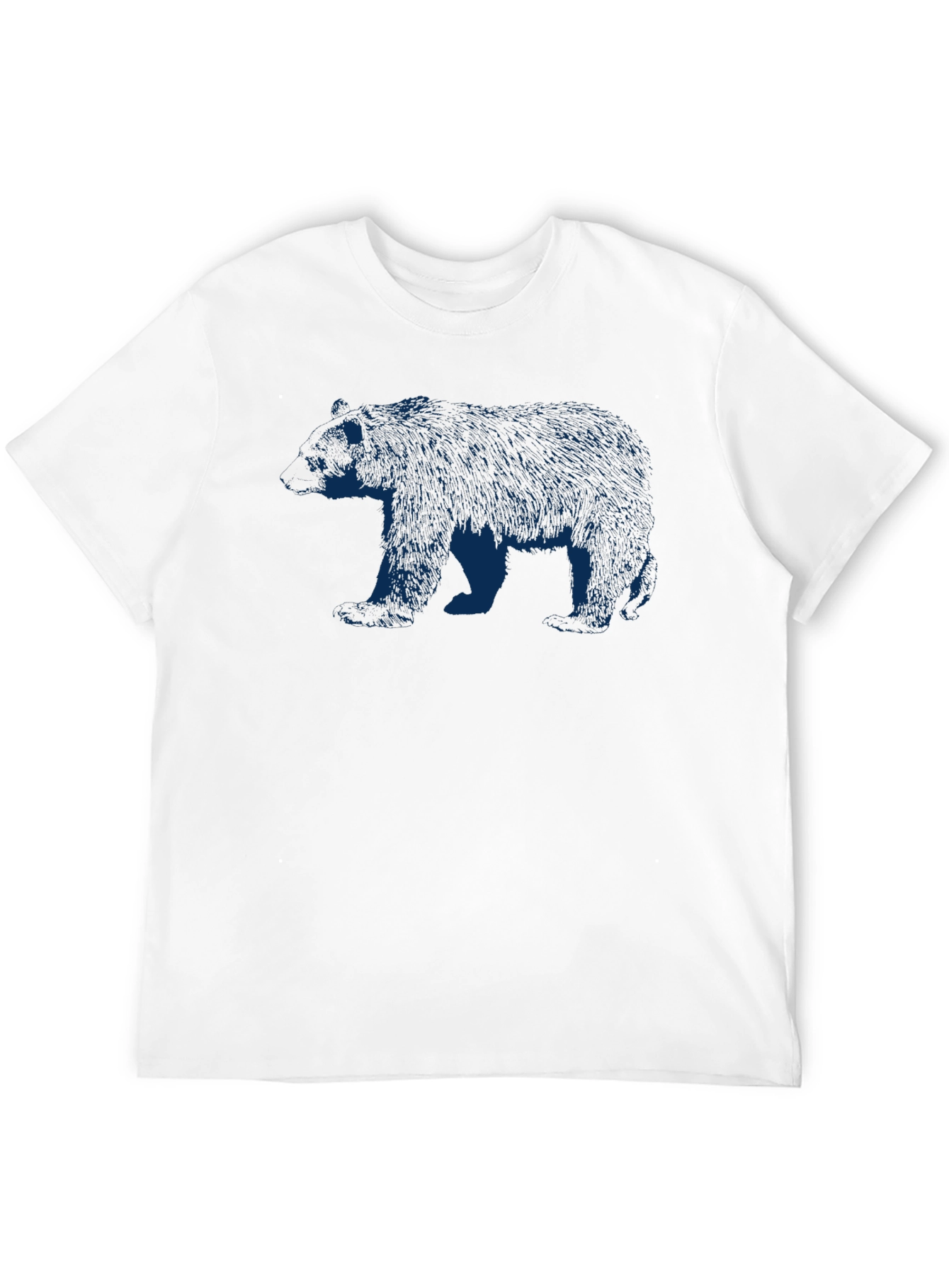 Bear Graphic Black T-Shirt | Nature Inspired Casual Tee