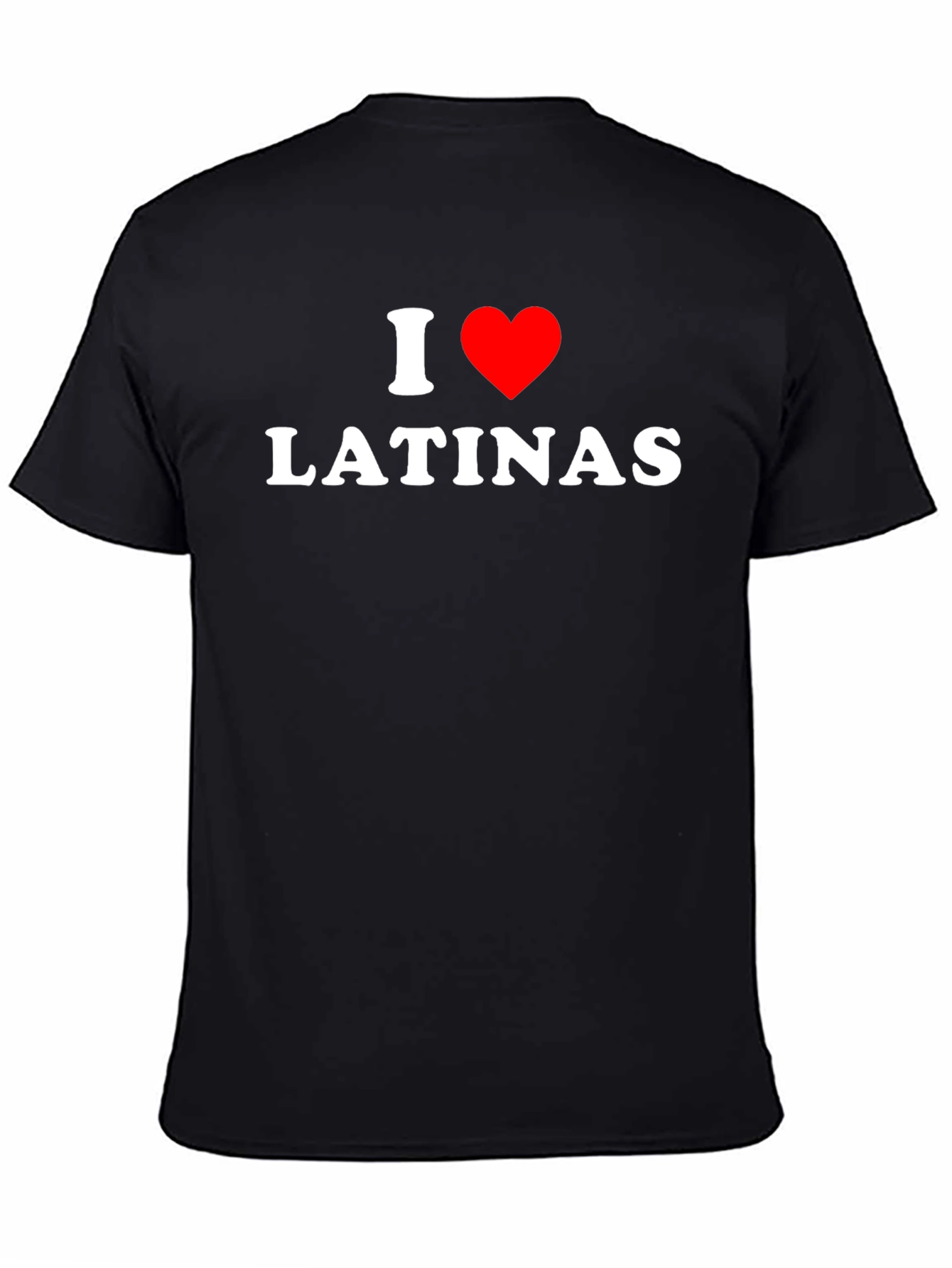 I Heart Latinas Black Graphic Tee