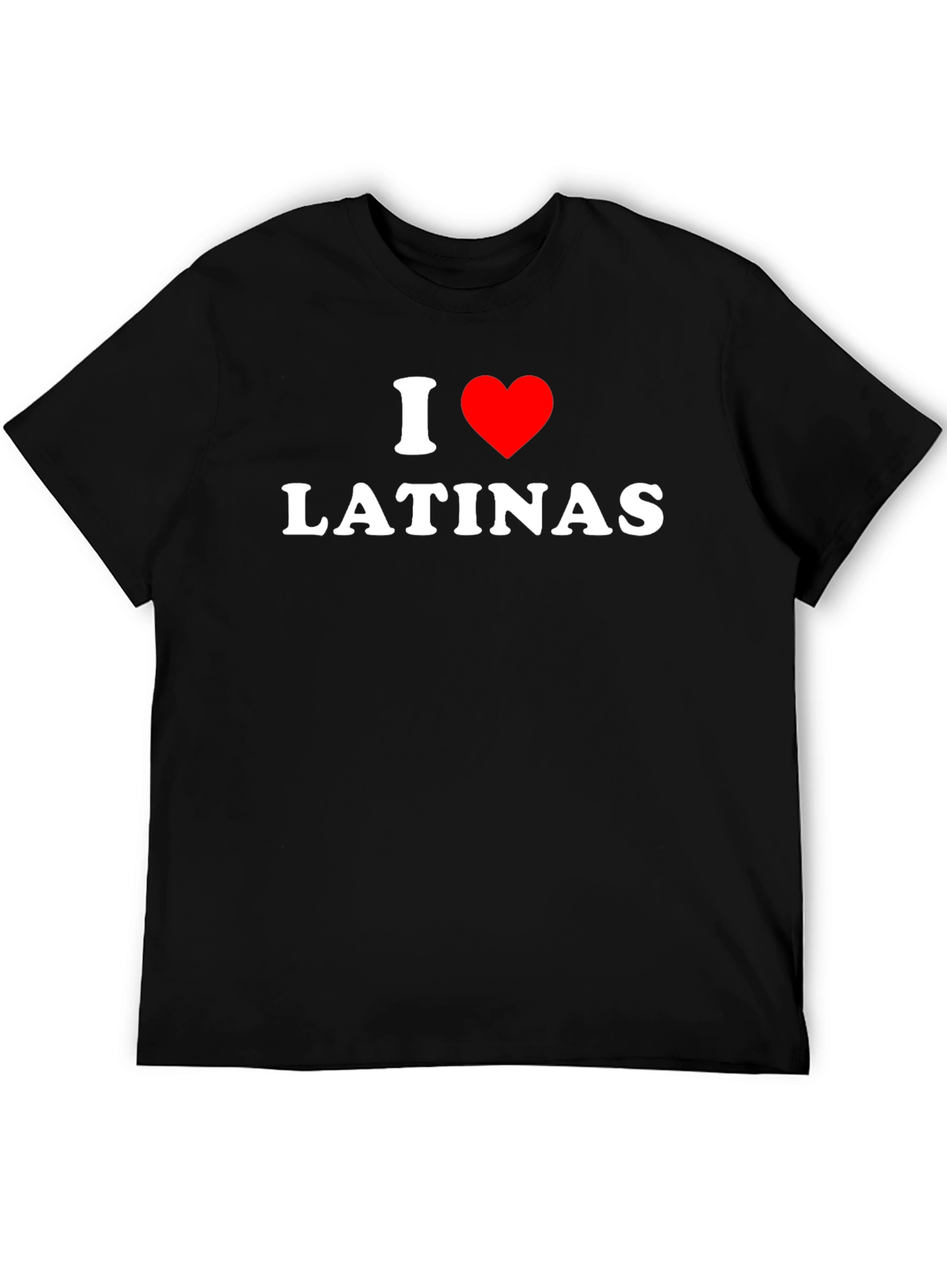I Heart Latinas Black Graphic Tee