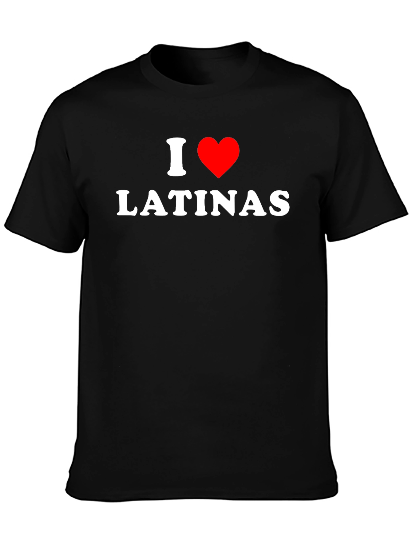 I Heart Latinas Black Graphic Tee