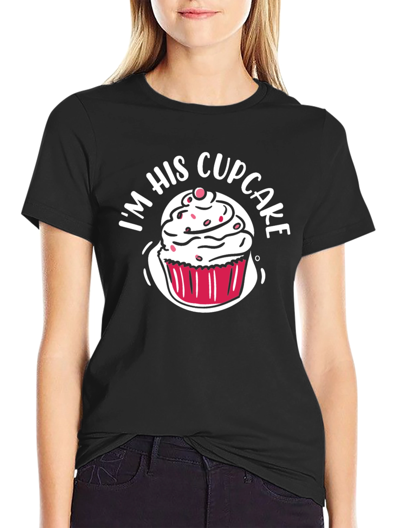 Im His Cupcake T-Shirt - Sweet Couple Matching Tee