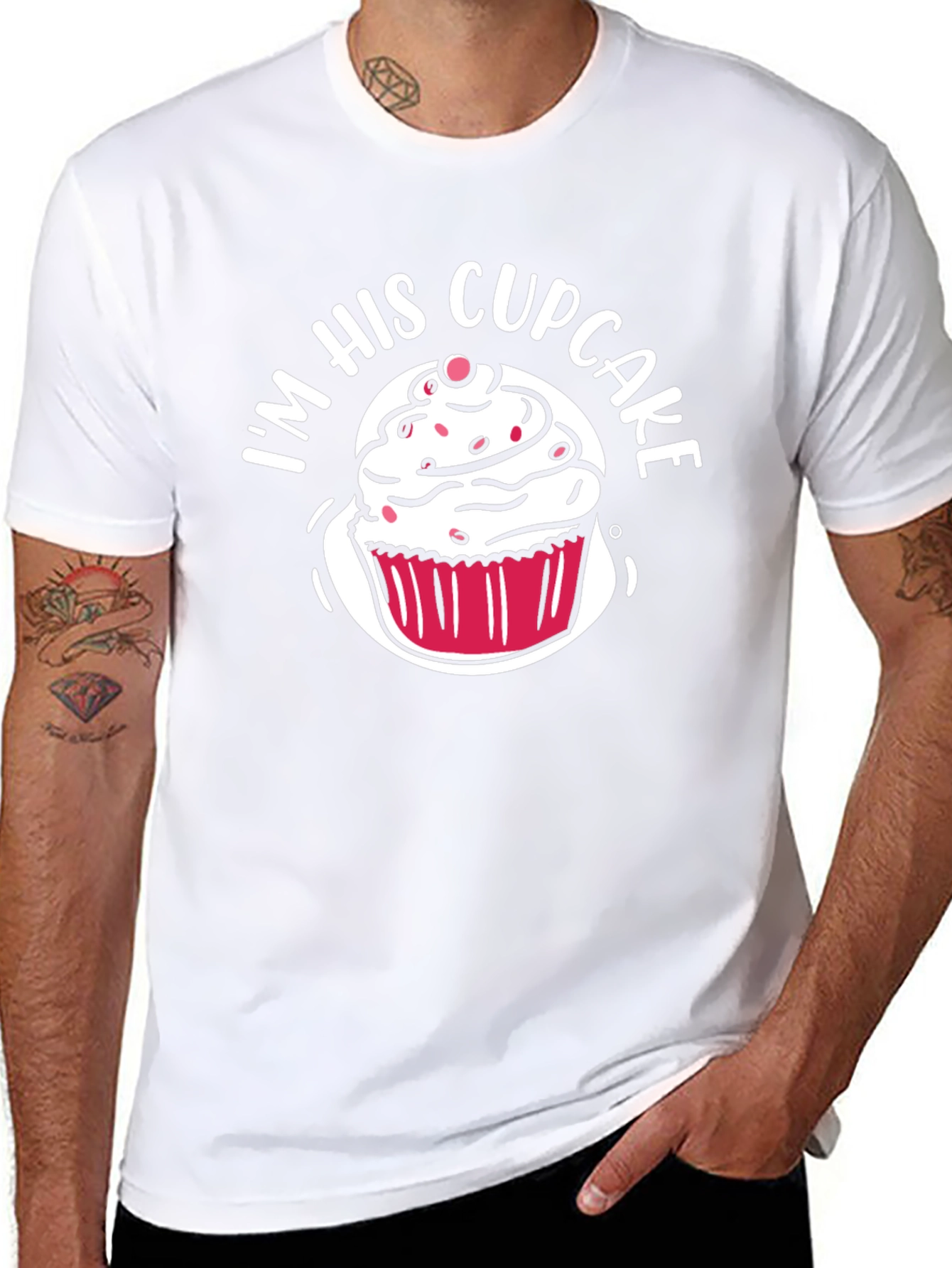 Im His Cupcake T-Shirt - Sweet Couple Matching Tee