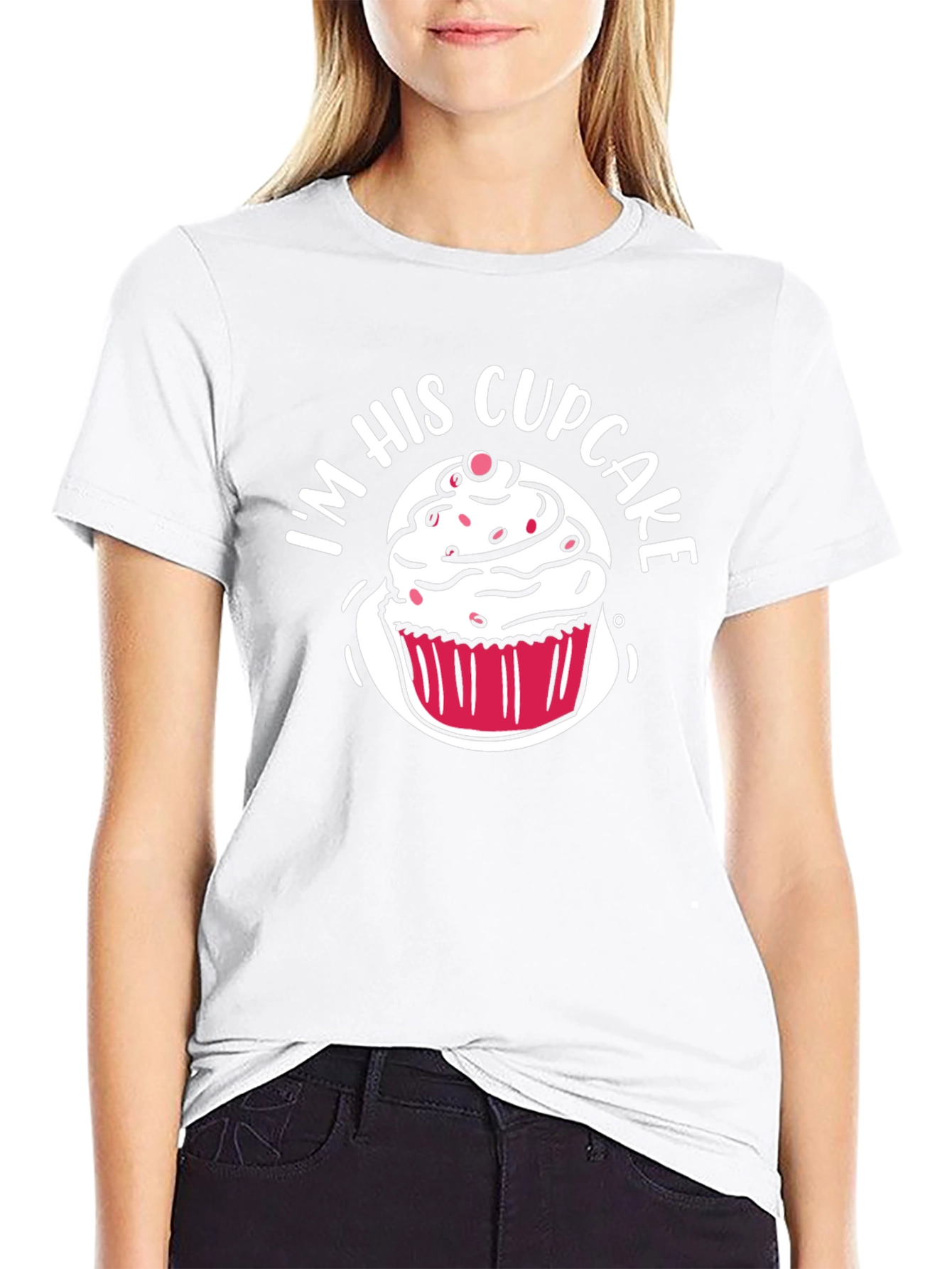 Im His Cupcake T-Shirt - Sweet Couple Matching Tee